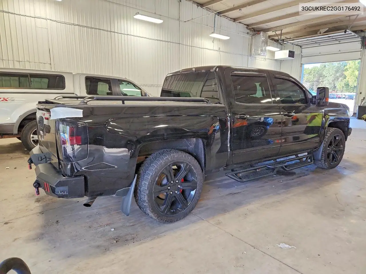 2016 CHEVROLET SILVERADO VIN 3GCUKREC2GG176492 — фото 3