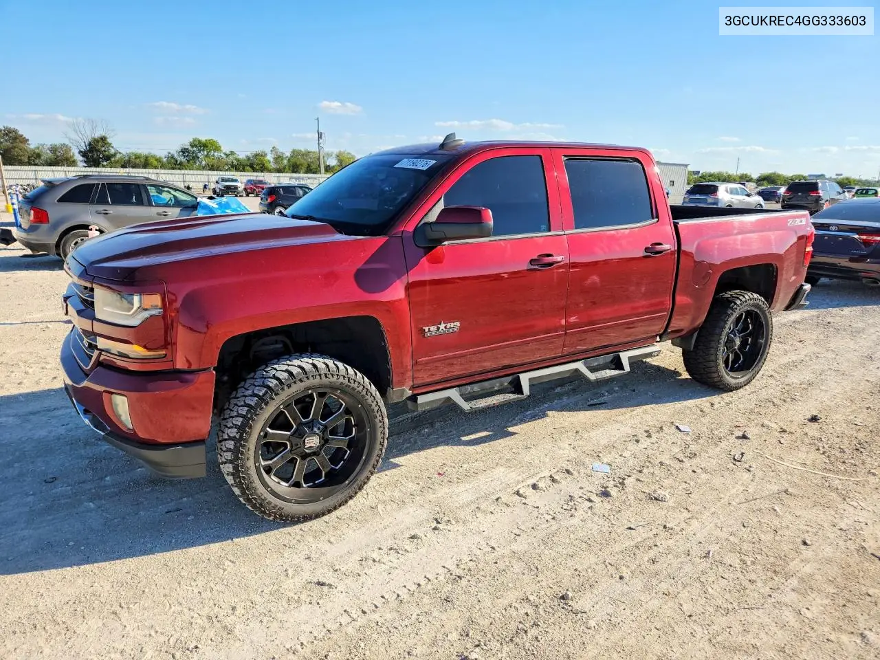 CHEVROLET SILVERADO 2016, VIN 3GCUKREC4GG333603