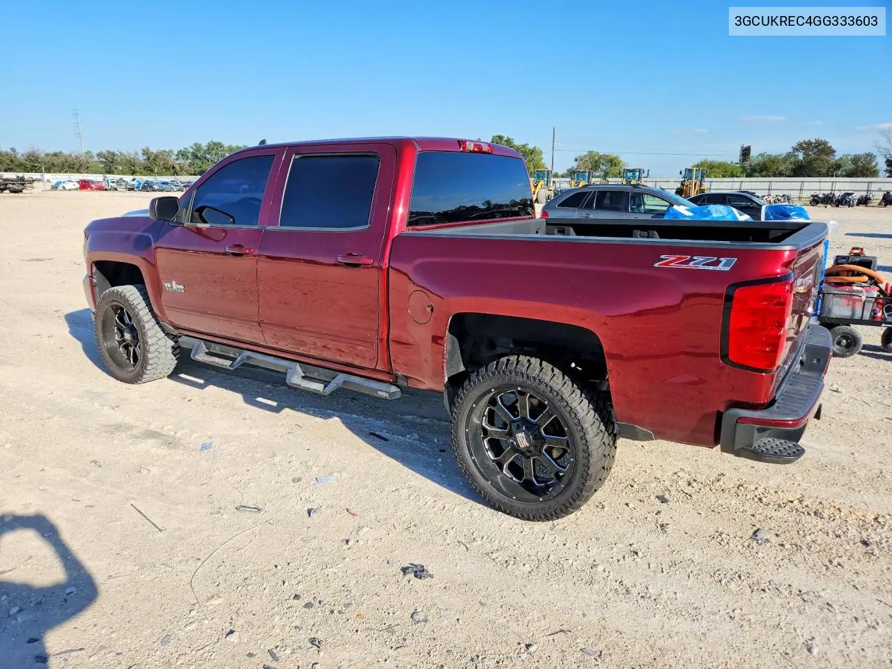 2016 CHEVROLET SILVERADO VIN 3GCUKREC4GG333603 — фото 2