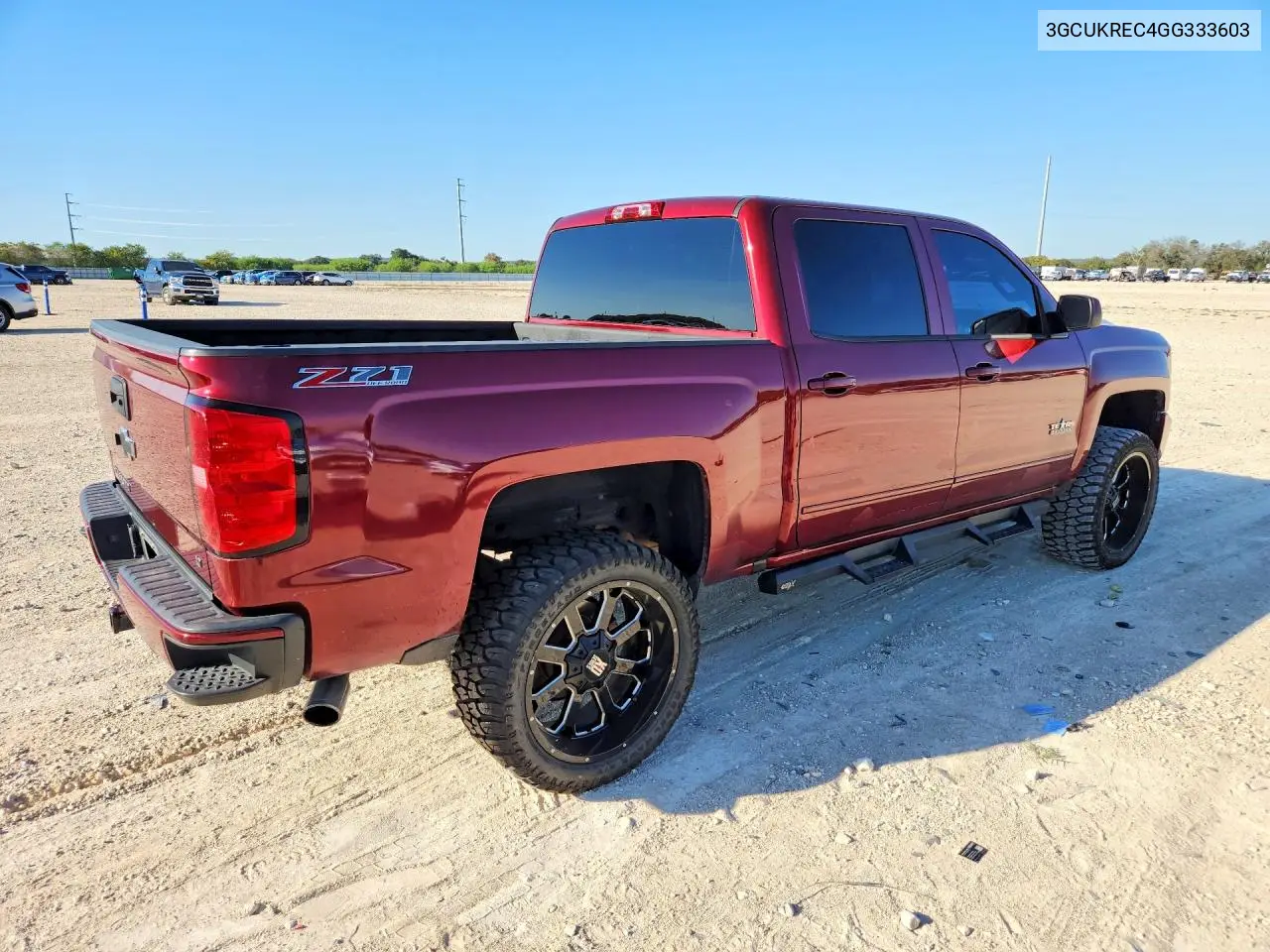 2016 CHEVROLET SILVERADO VIN 3GCUKREC4GG333603 — фото 3