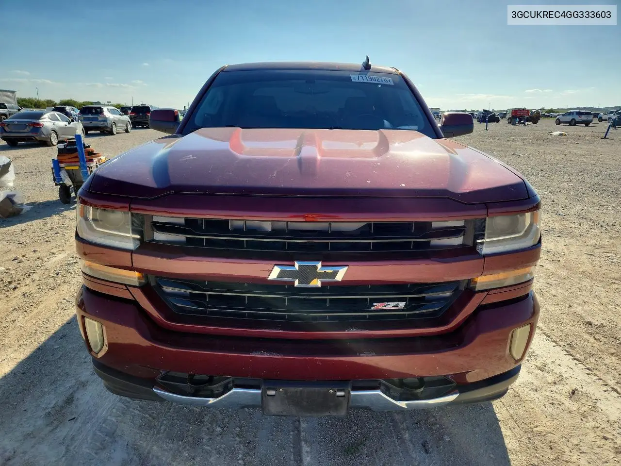 2016 CHEVROLET SILVERADO VIN 3GCUKREC4GG333603 — фото 5