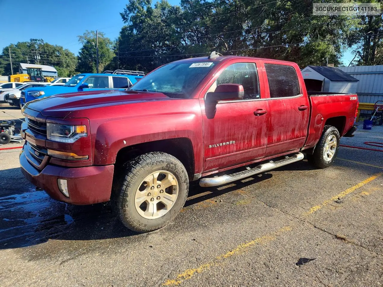 CHEVROLET SILVERADO 2016, VIN 3GCUKREC1GG141183