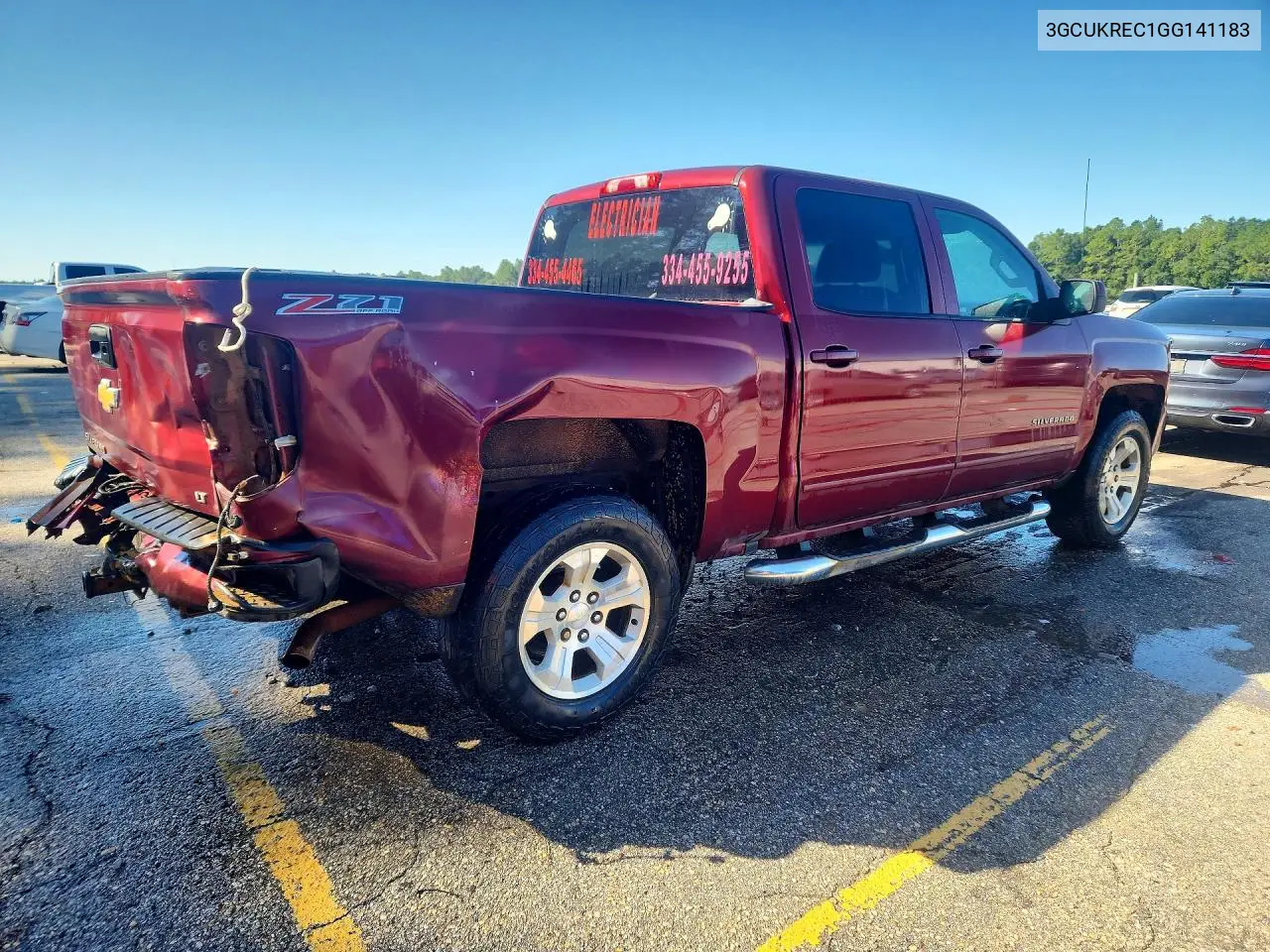 2016 CHEVROLET SILVERADO VIN 3GCUKREC1GG141183 — фото 3