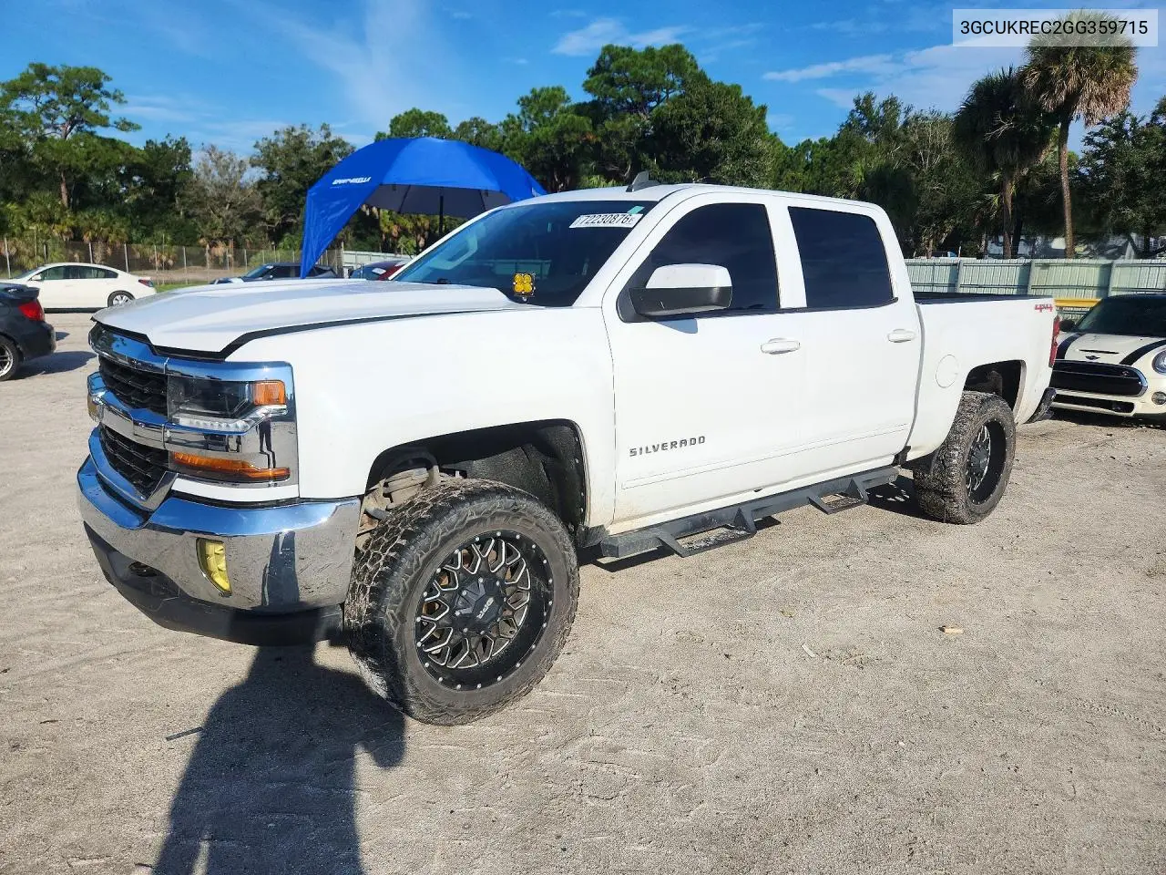 CHEVROLET SILVERADO 2016, VIN 3GCUKREC2GG359715