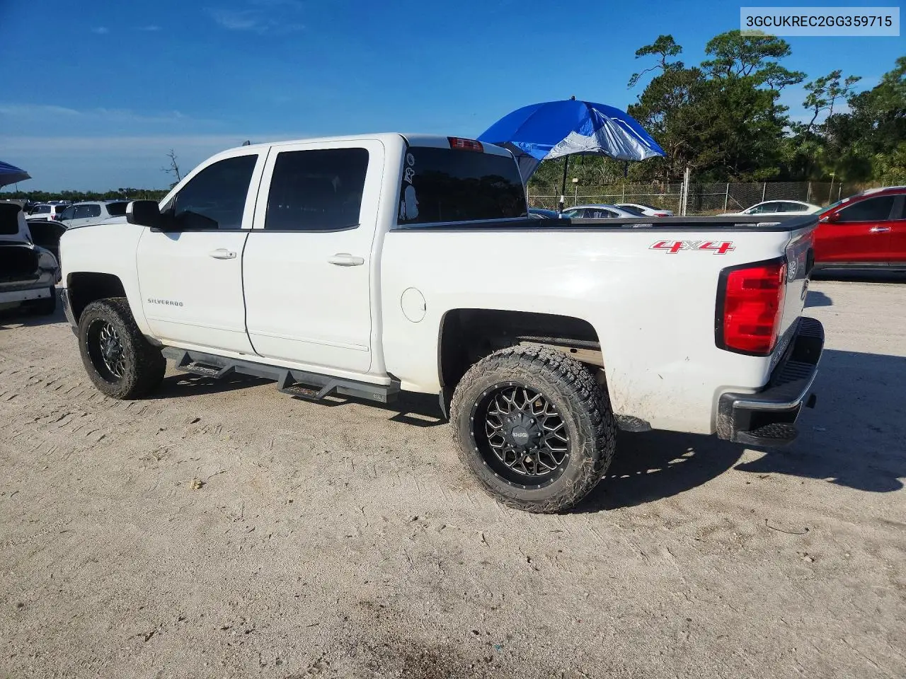 2016 CHEVROLET SILVERADO VIN 3GCUKREC2GG359715 — фото 2