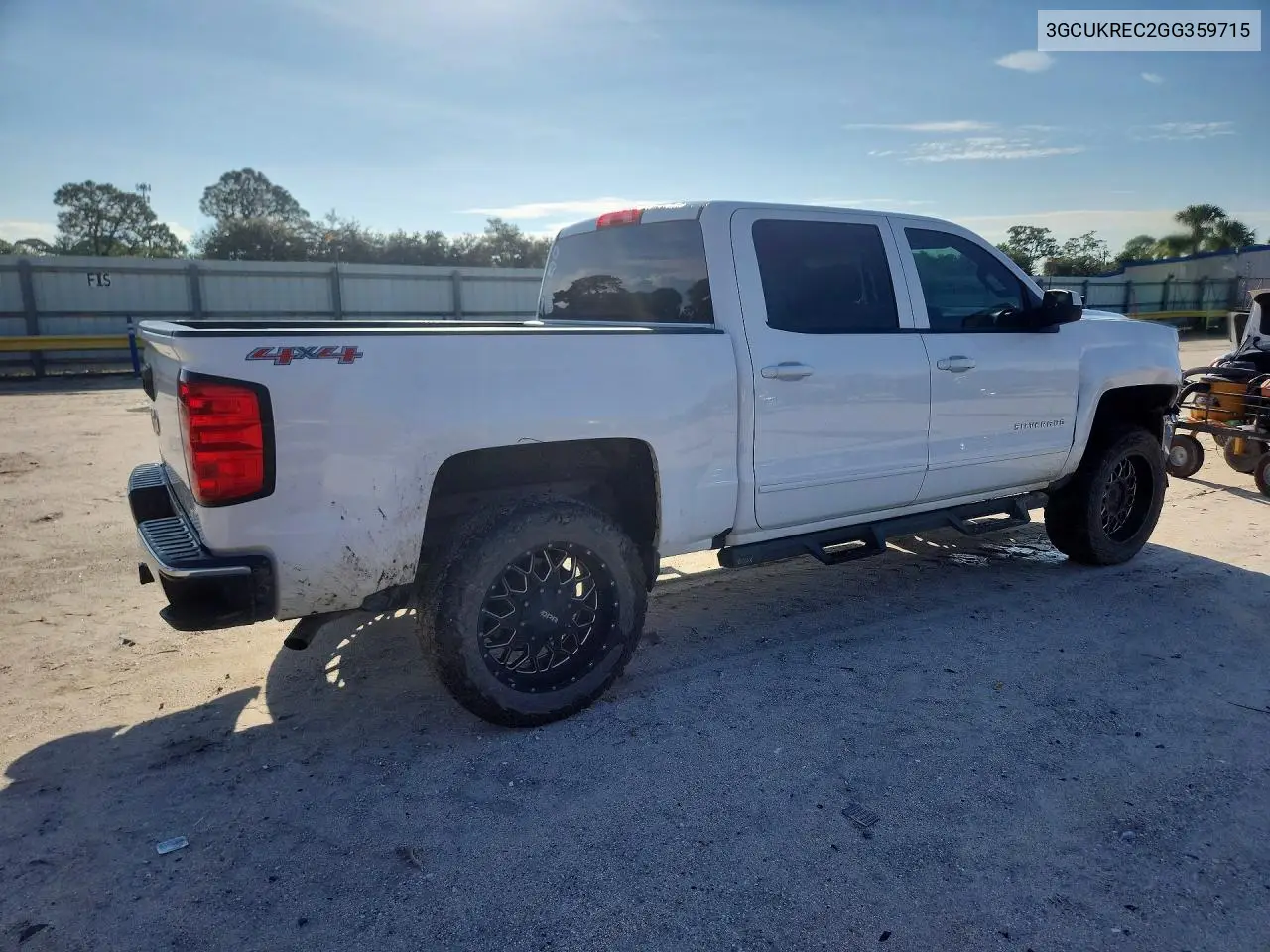 2016 CHEVROLET SILVERADO VIN 3GCUKREC2GG359715 — фото 3