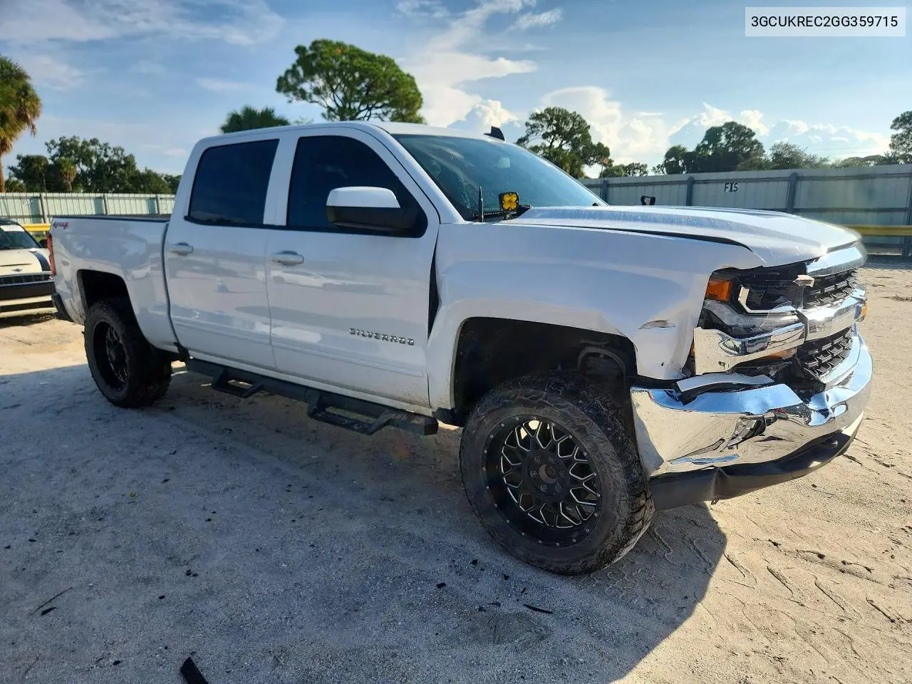 2016 CHEVROLET SILVERADO VIN 3GCUKREC2GG359715 — фото 4