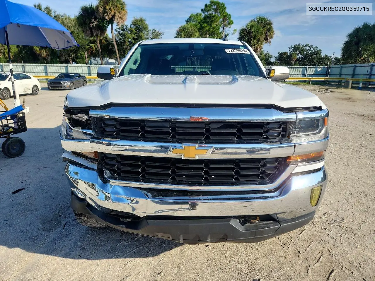 2016 CHEVROLET SILVERADO VIN 3GCUKREC2GG359715 — фото 5