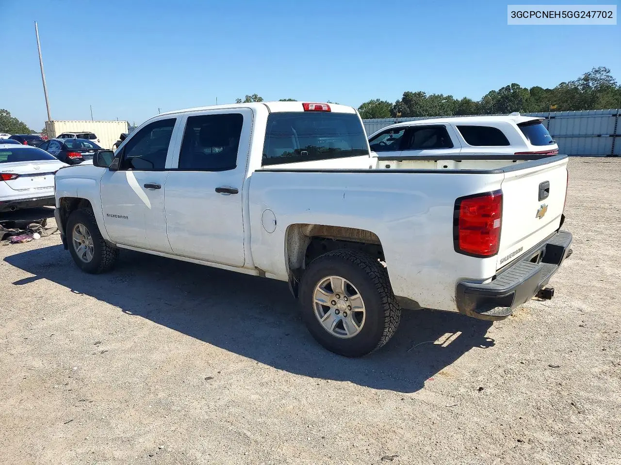 2016 CHEVROLET SILVERADO VIN 3GCPCNEH5GG247702 — фото 2