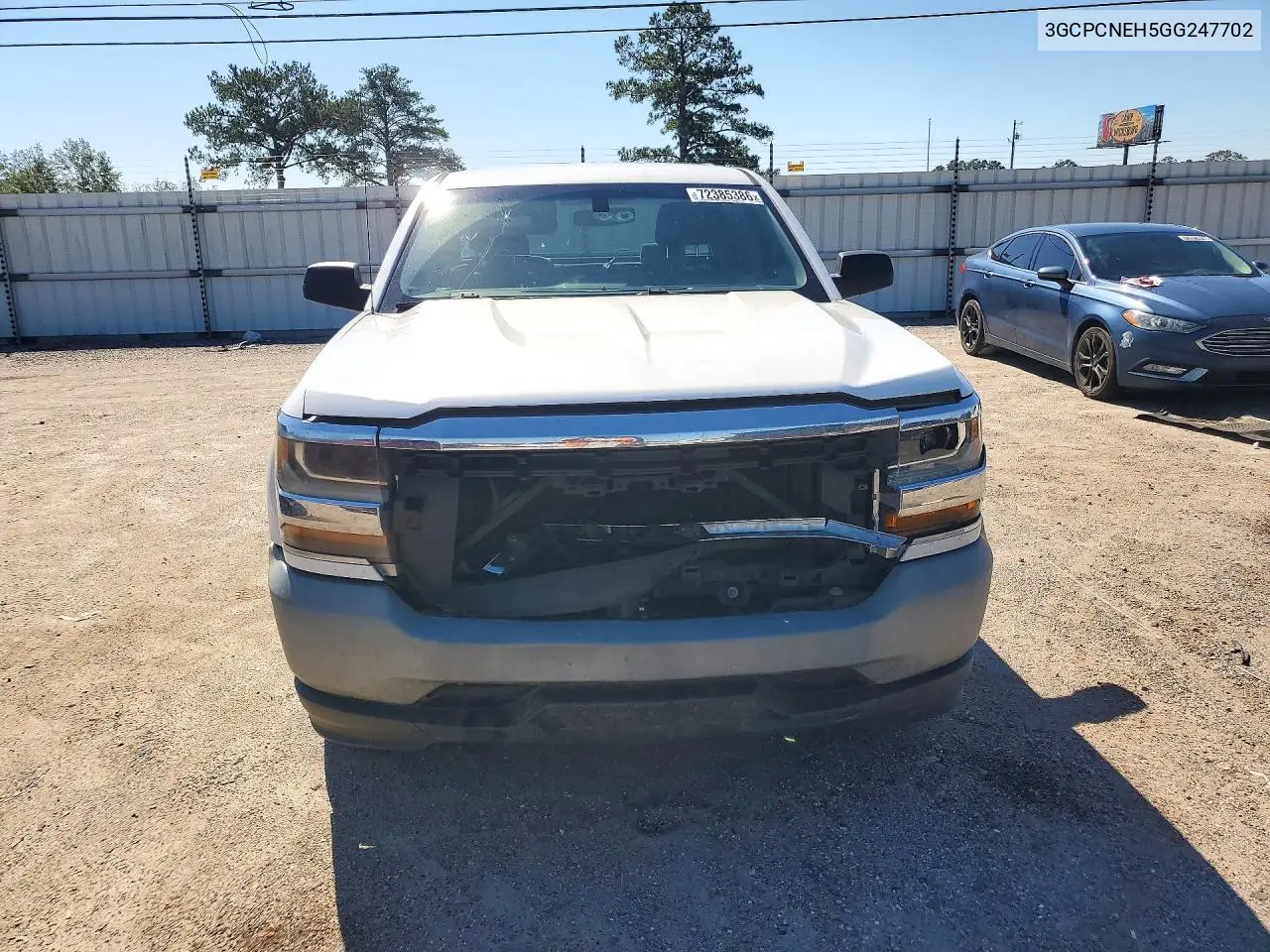 2016 CHEVROLET SILVERADO VIN 3GCPCNEH5GG247702 — фото 5