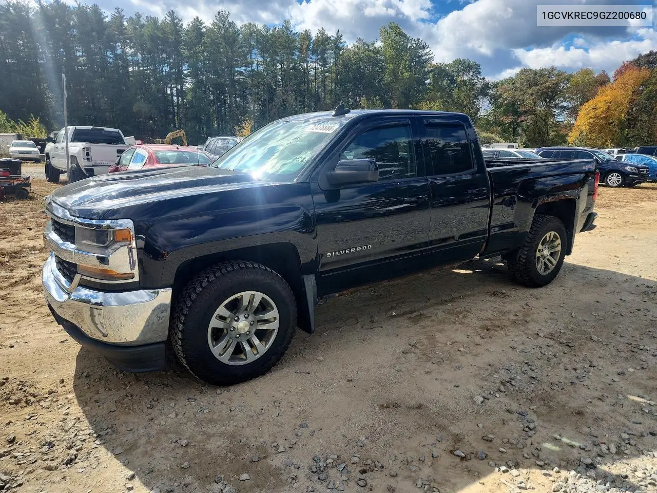 CHEVROLET SILVERADO 2016, VIN 1GCVKREC9GZ200680