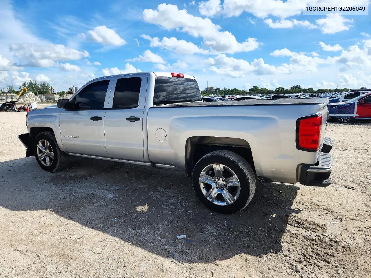 2016 CHEVROLET SILVERADO VIN 1GCRCPEH1GZ206049 — фото 2