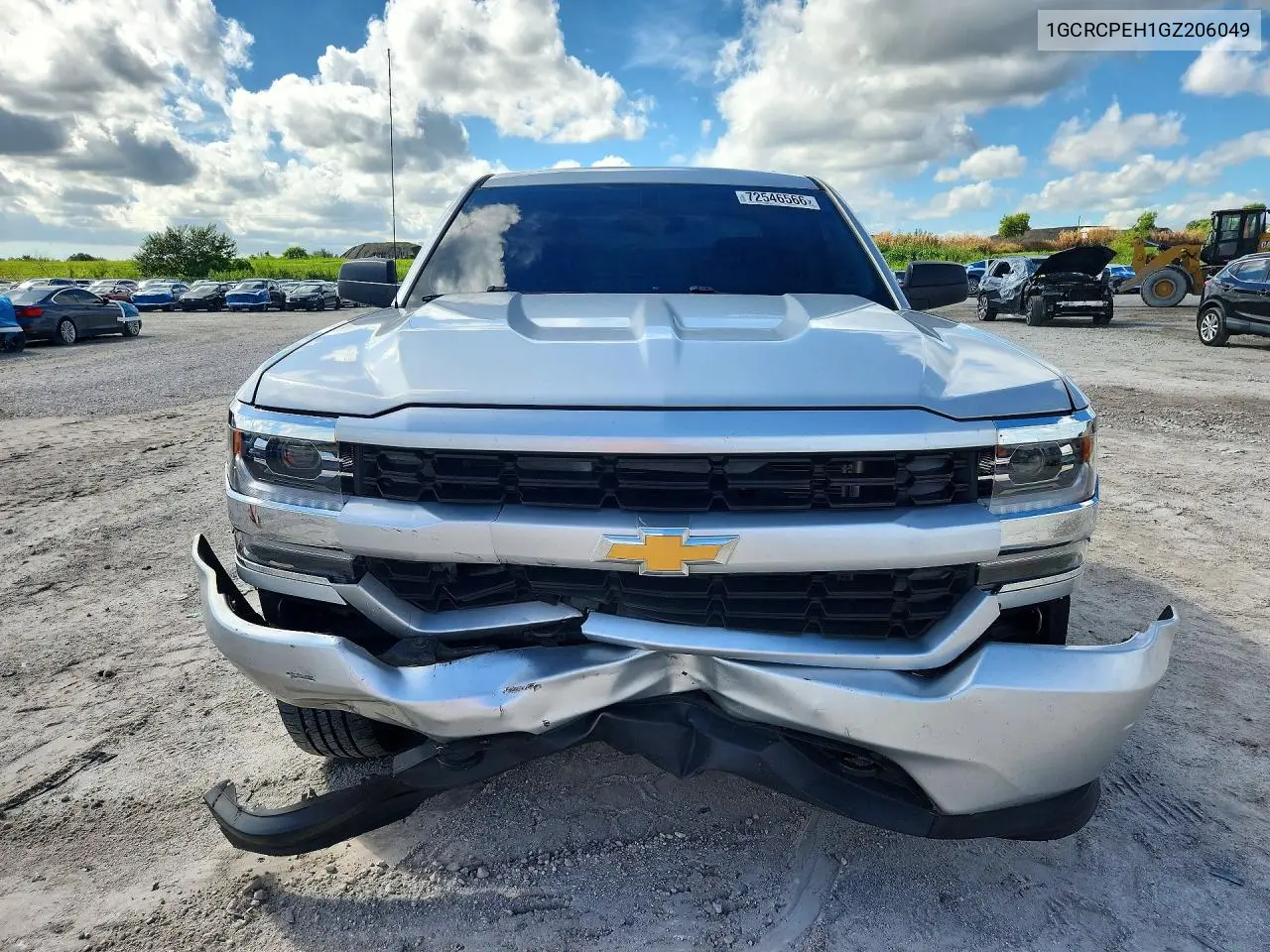 2016 CHEVROLET SILVERADO VIN 1GCRCPEH1GZ206049 — фото 5