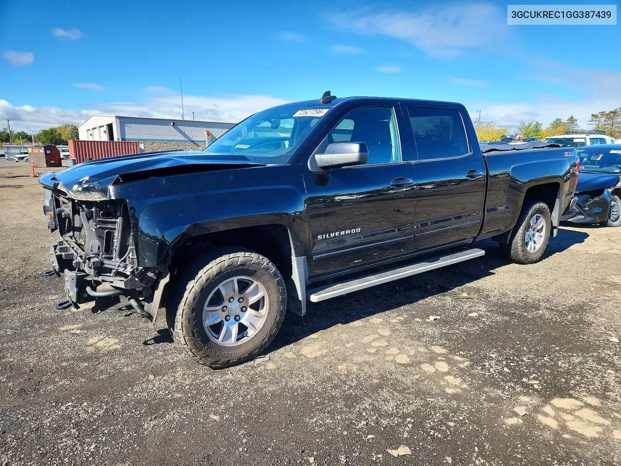 CHEVROLET SILVERADO 2016, VIN 3GCUKREC1GG387439