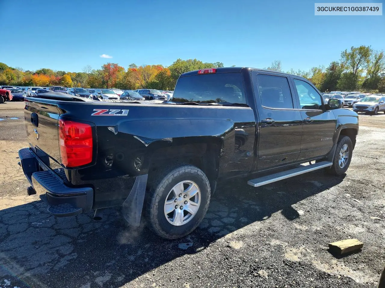 2016 CHEVROLET SILVERADO VIN 3GCUKREC1GG387439 — фото 3
