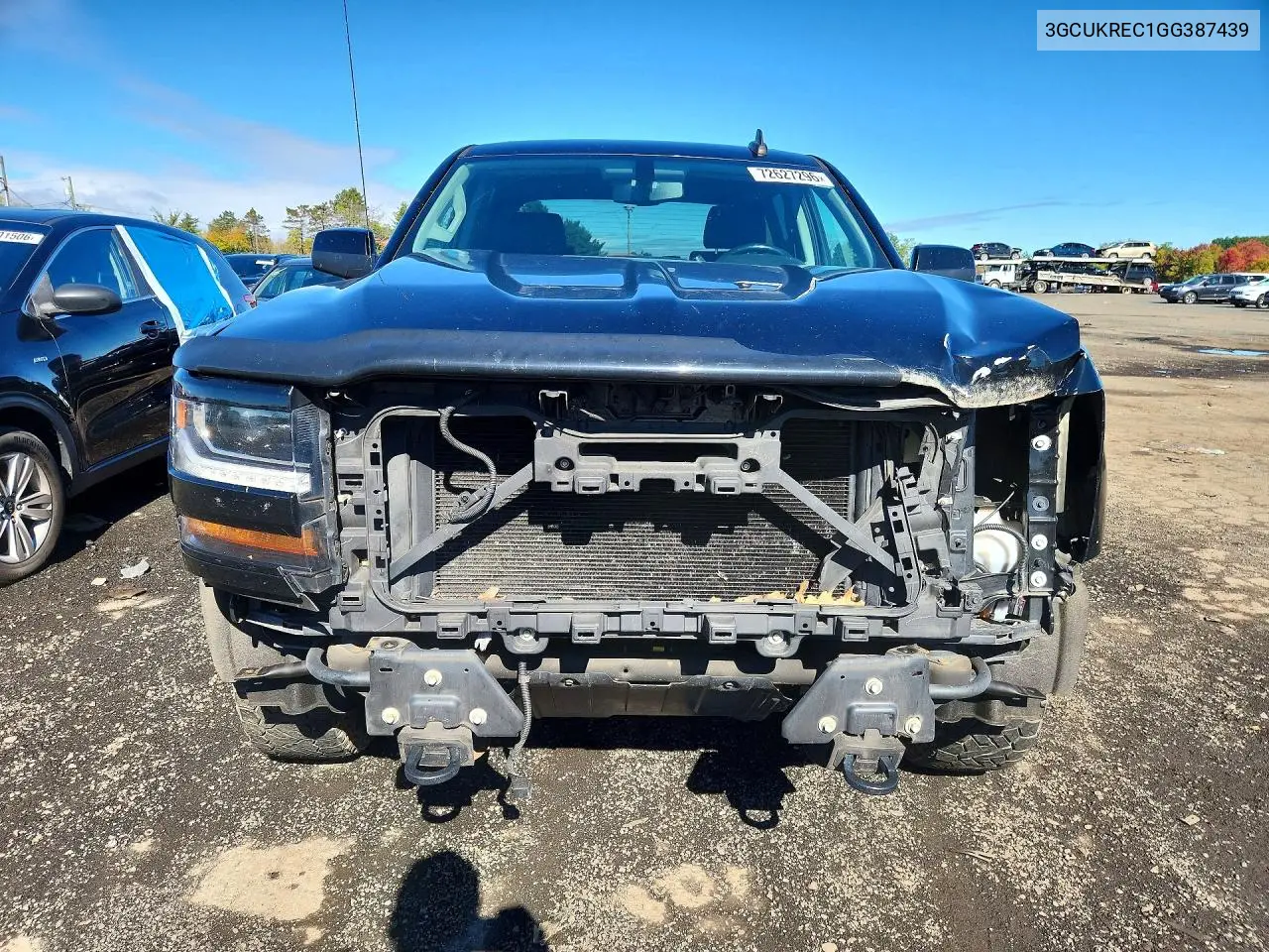 2016 CHEVROLET SILVERADO VIN 3GCUKREC1GG387439 — фото 5