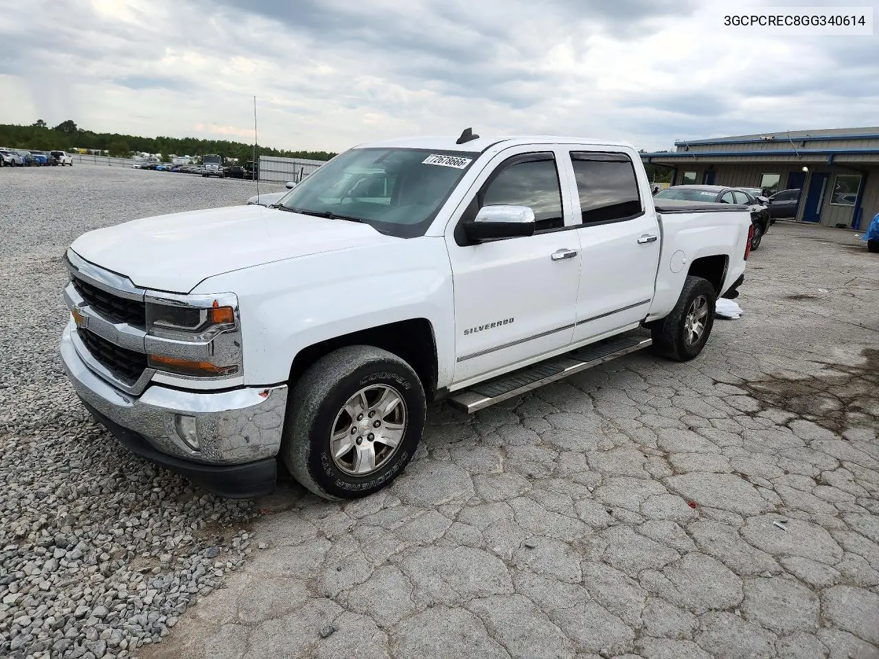 CHEVROLET SILVERADO 2016, VIN 3GCPCREC8GG340614