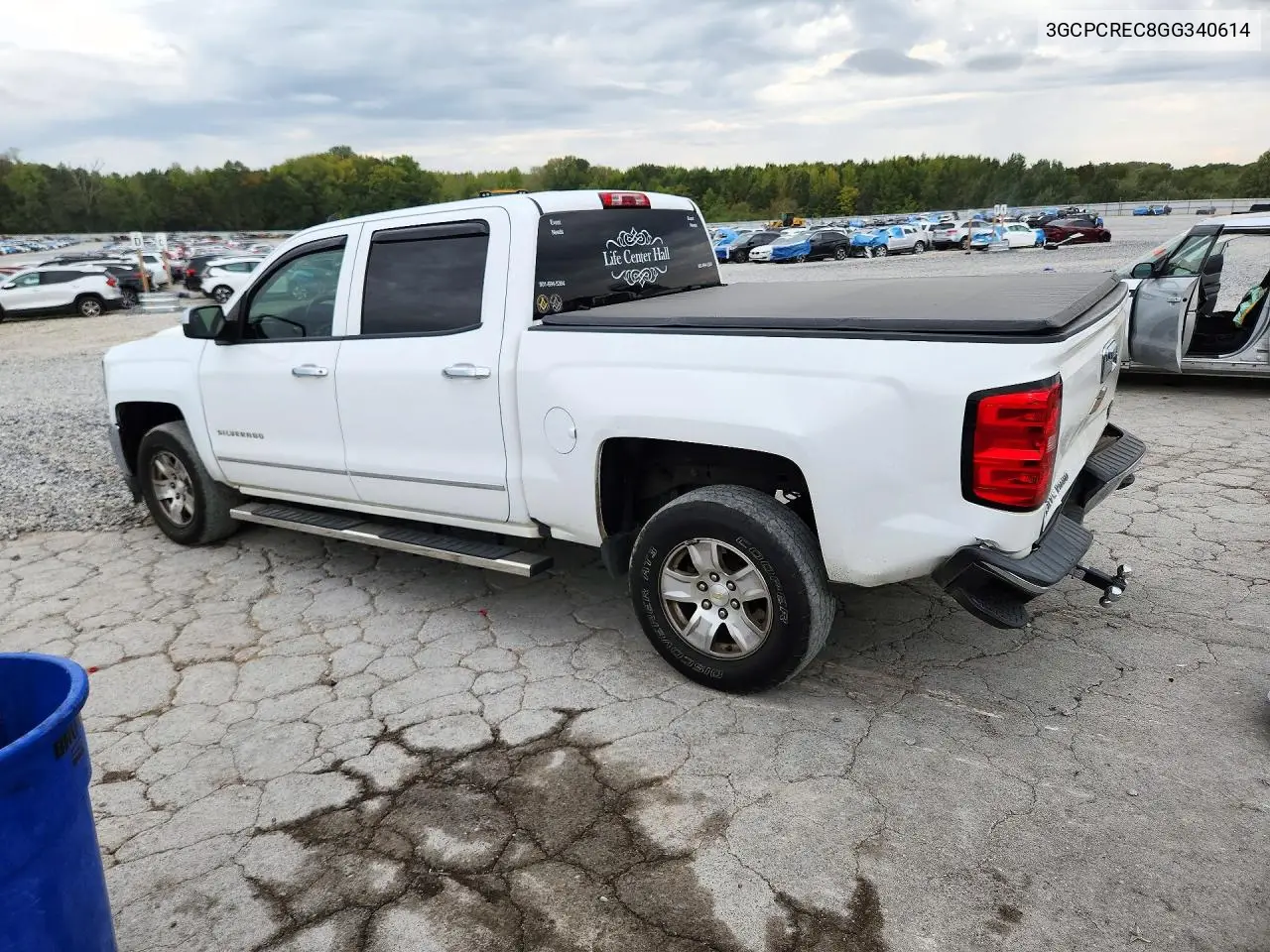 2016 CHEVROLET SILVERADO VIN 3GCPCREC8GG340614 — фото 2