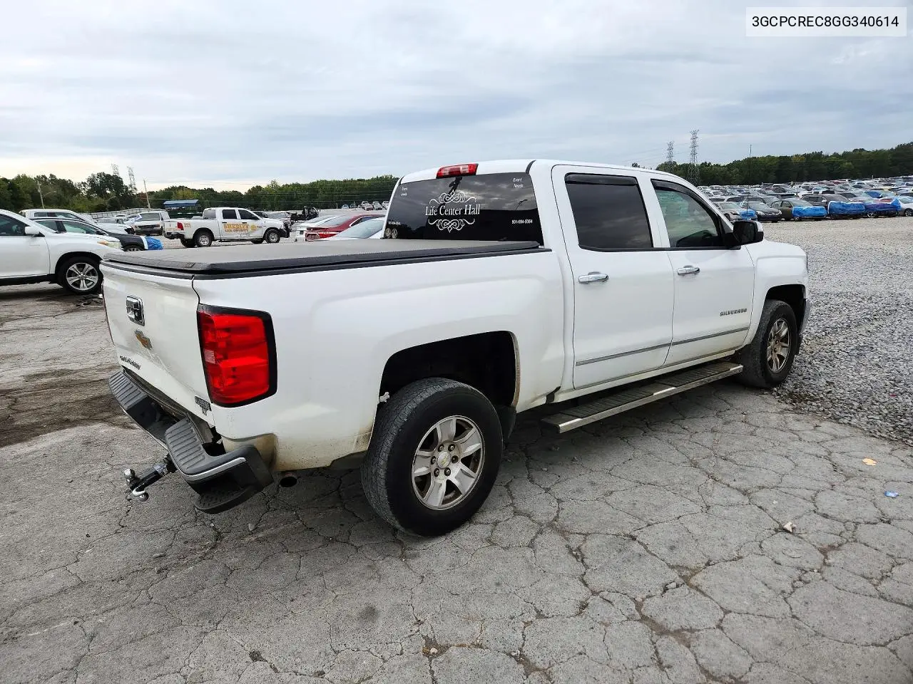 2016 CHEVROLET SILVERADO VIN 3GCPCREC8GG340614 — фото 3