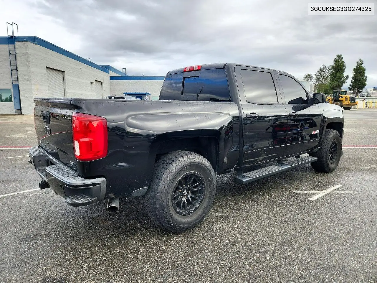 2016 CHEVROLET SILVERADO VIN 3GCUKSEC3GG274325 — фото 3