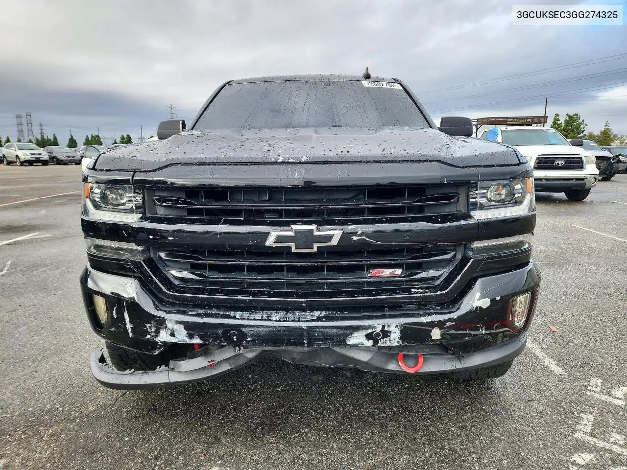 2016 CHEVROLET SILVERADO VIN 3GCUKSEC3GG274325 — фото 5