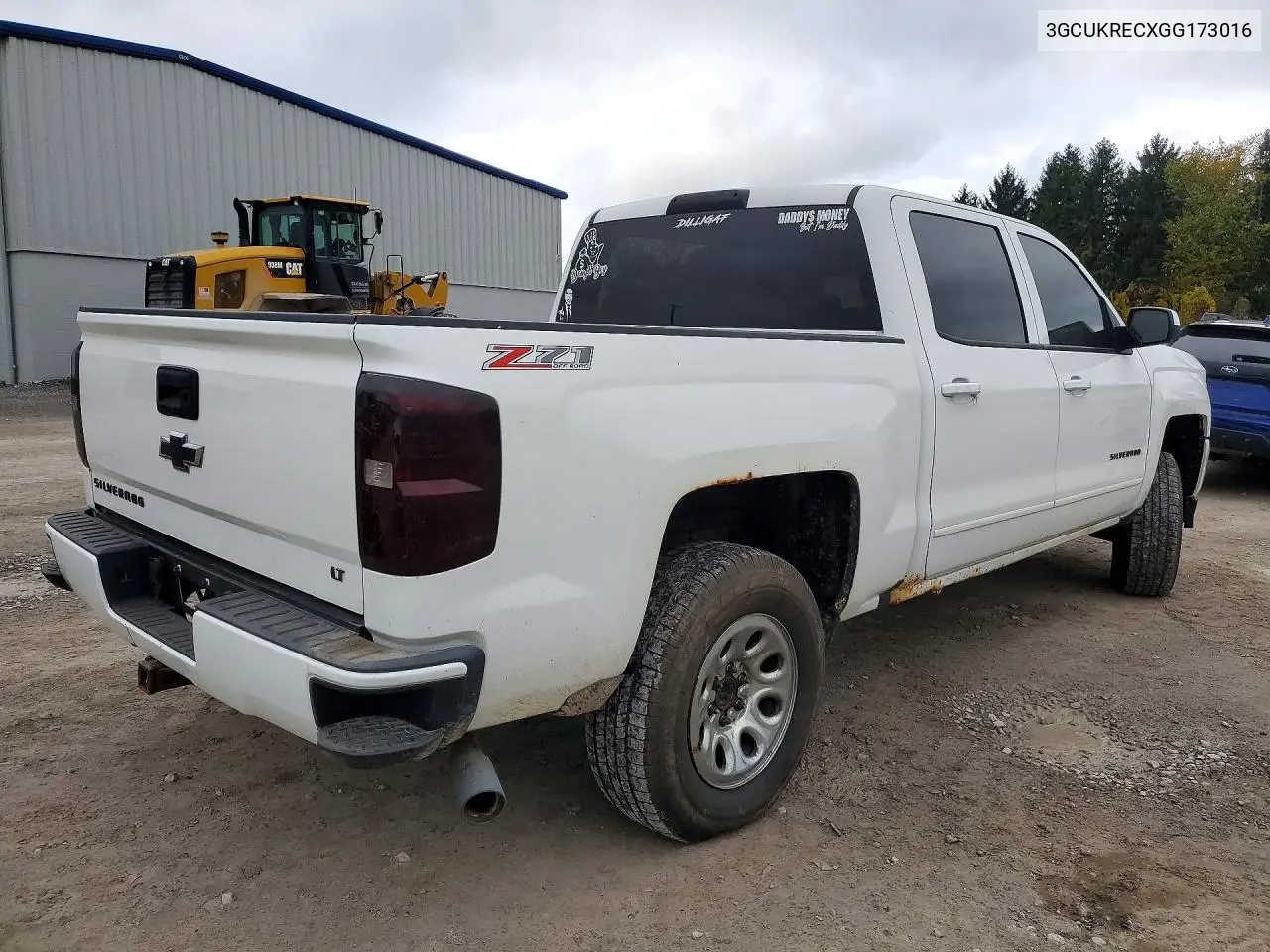 2016 CHEVROLET SILVERADO VIN 3GCUKRECXGG173016 — фото 3