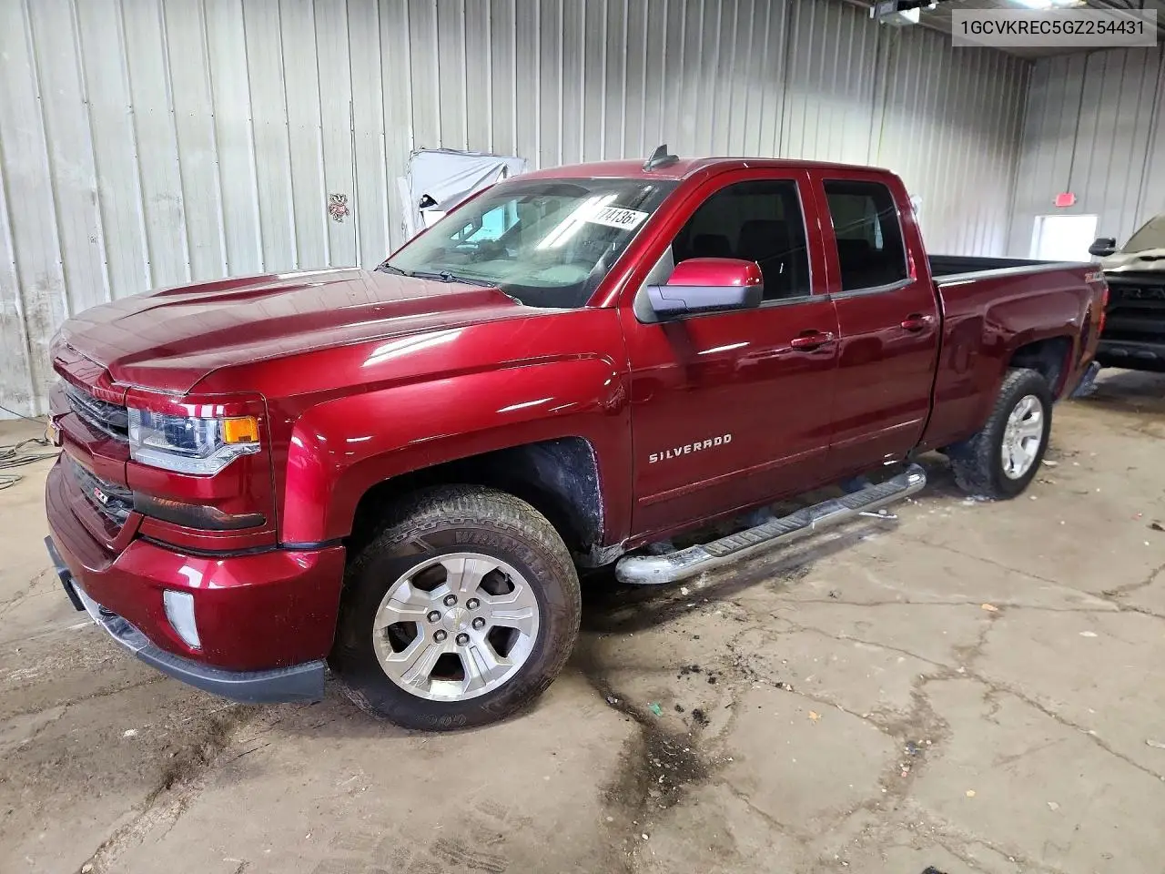 CHEVROLET SILVERADO 2016, VIN 1GCVKREC5GZ254431