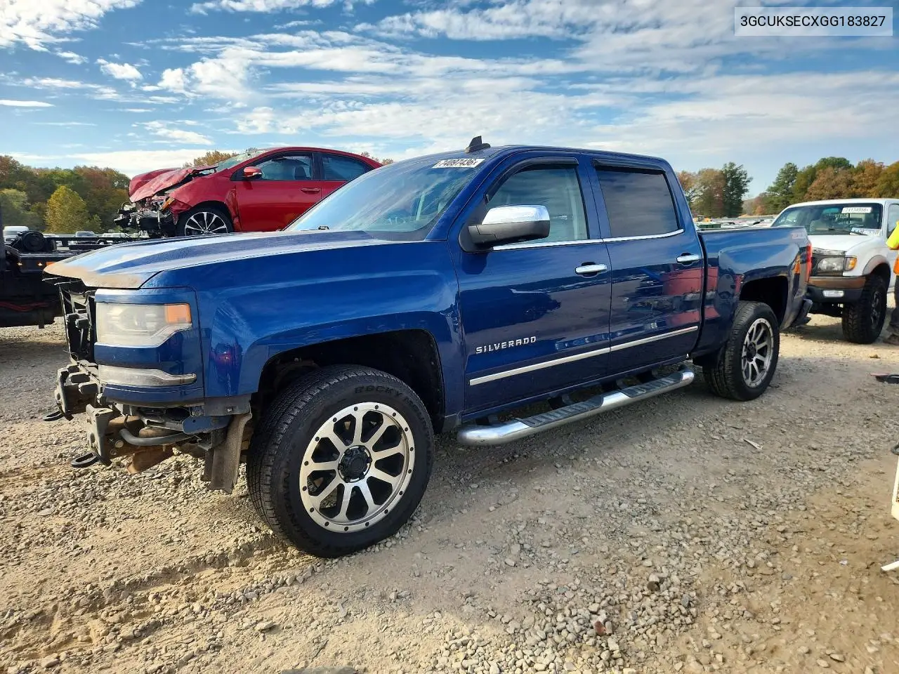 CHEVROLET SILVERADO 2016, VIN 3GCUKSECXGG183827
