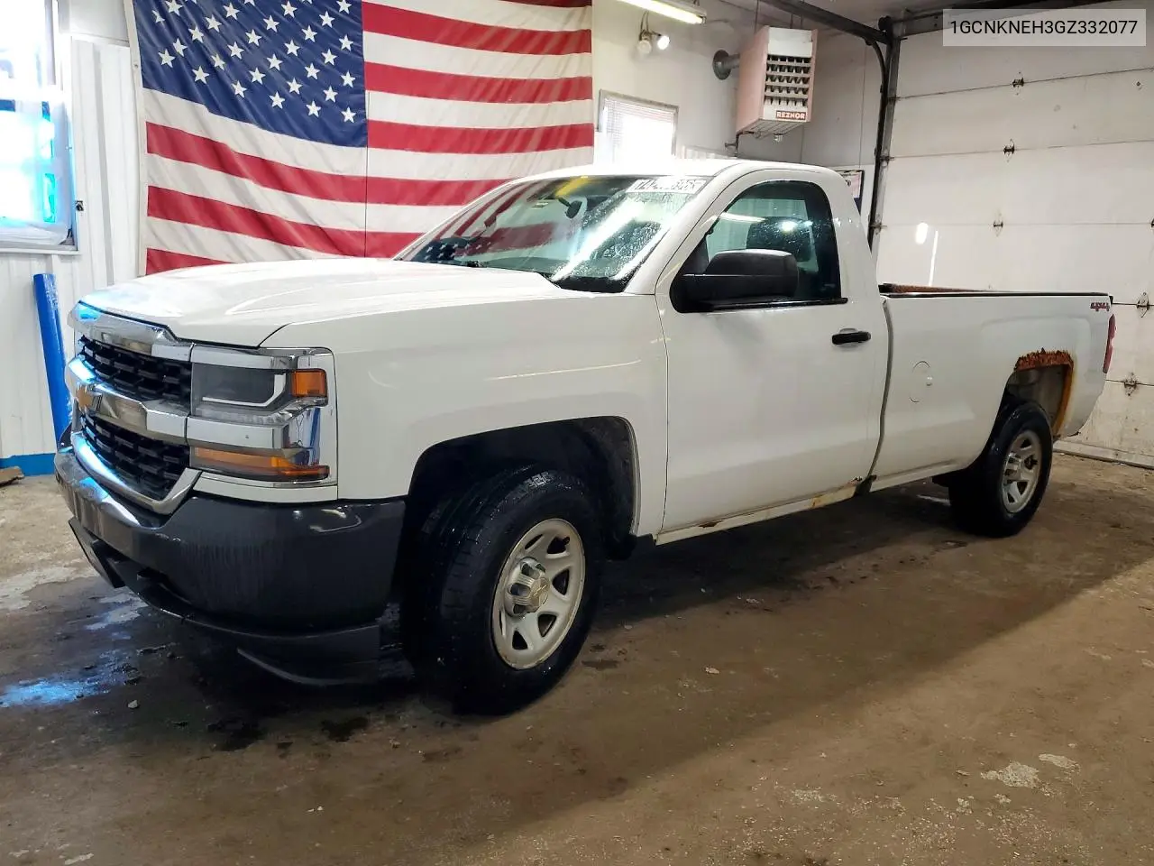 CHEVROLET SILVERADO 2016, VIN 1GCNKNEH3GZ332077