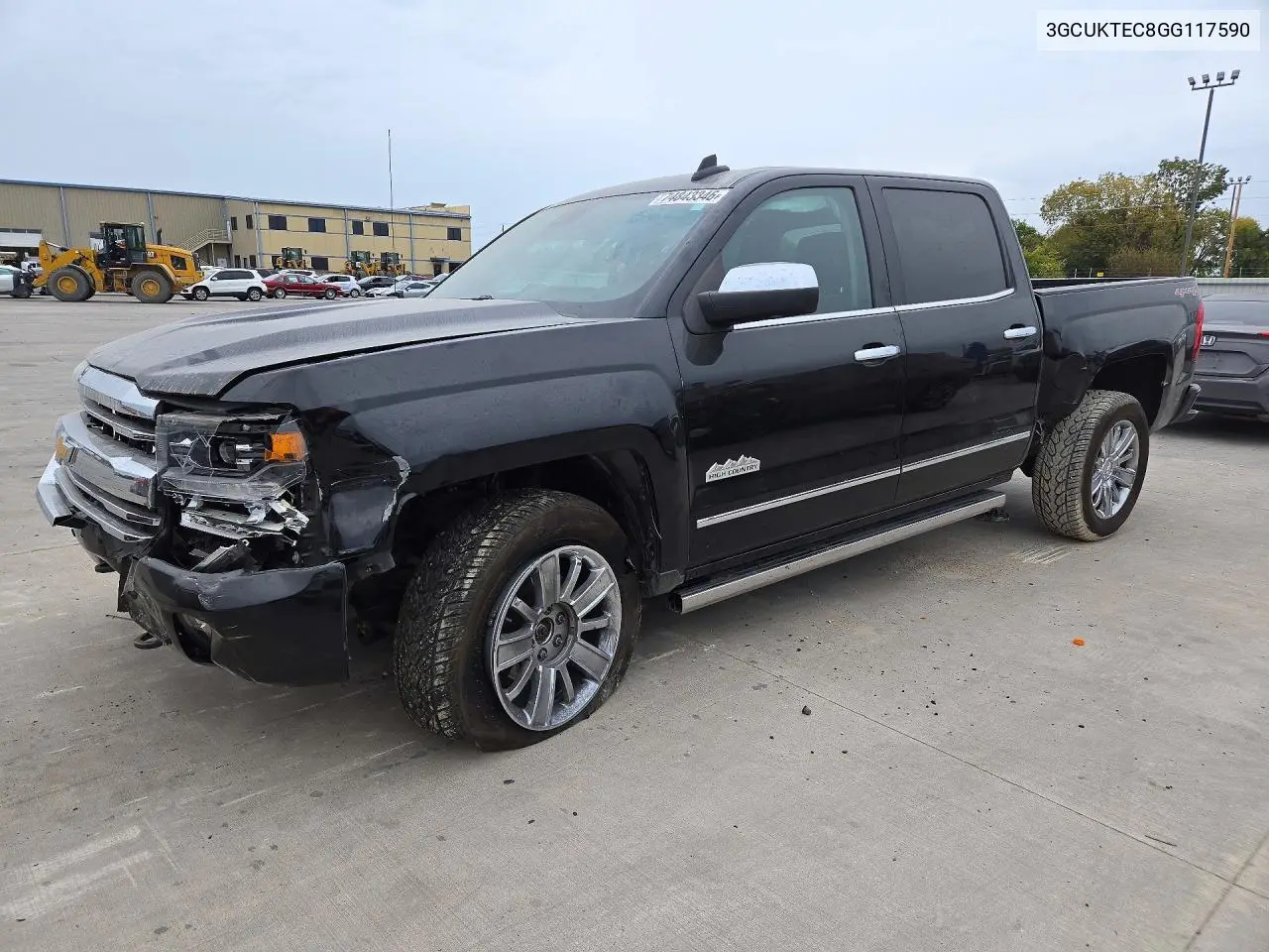 CHEVROLET SILVERADO 2016, VIN 3GCUKTEC8GG117590