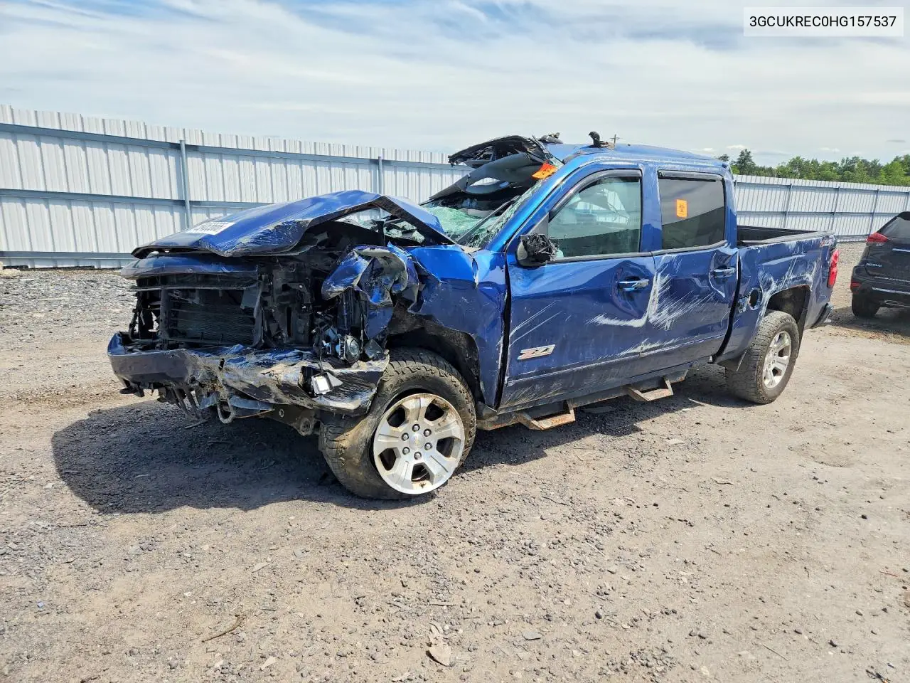 CHEVROLET SILVERADO 2017, VIN 3GCUKREC0HG157537