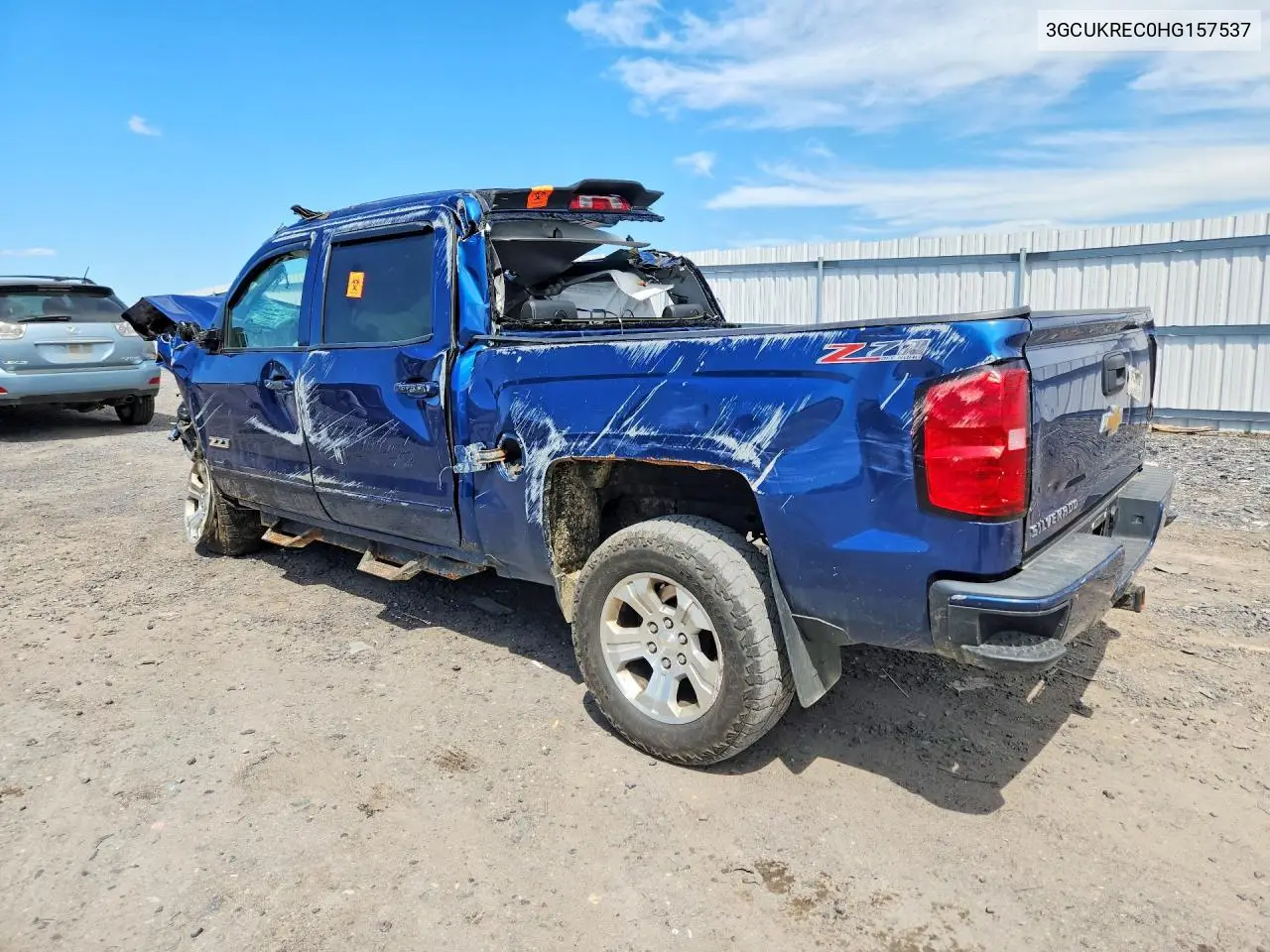 2017 CHEVROLET SILVERADO VIN 3GCUKREC0HG157537 — фото 2