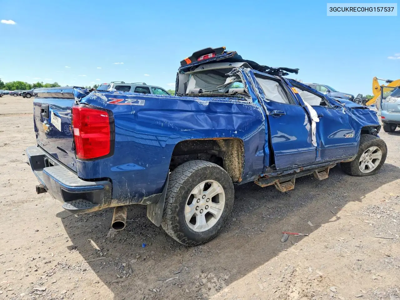 2017 CHEVROLET SILVERADO VIN 3GCUKREC0HG157537 — фото 3