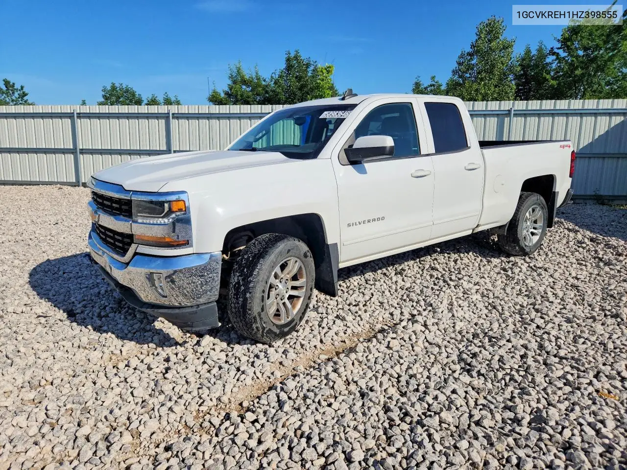 CHEVROLET SILVERADO 2017, VIN 1GCVKREH1HZ398555