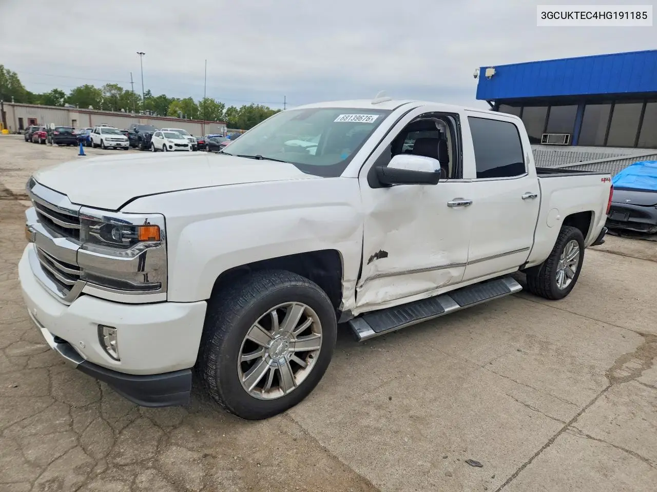 CHEVROLET SILVERADO 2017, VIN 3GCUKTEC4HG191185