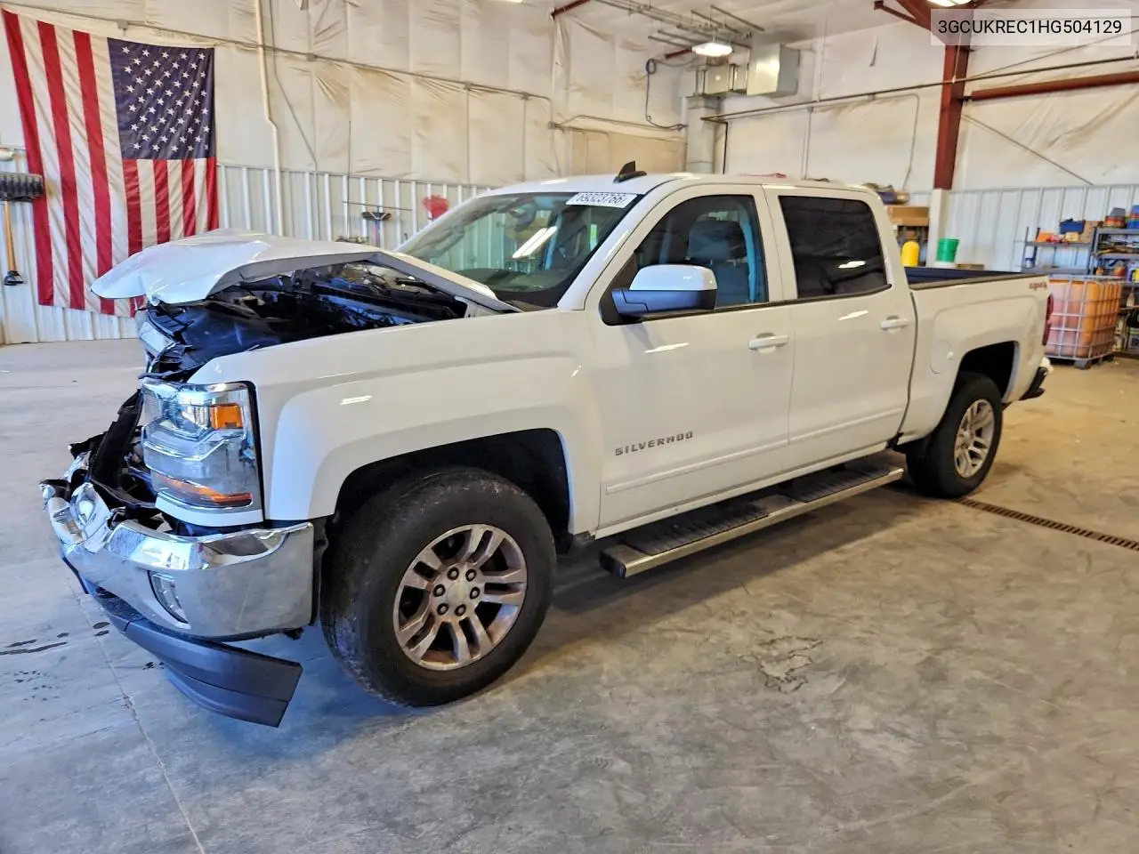 CHEVROLET SILVERADO 2017, VIN 3GCUKREC1HG504129