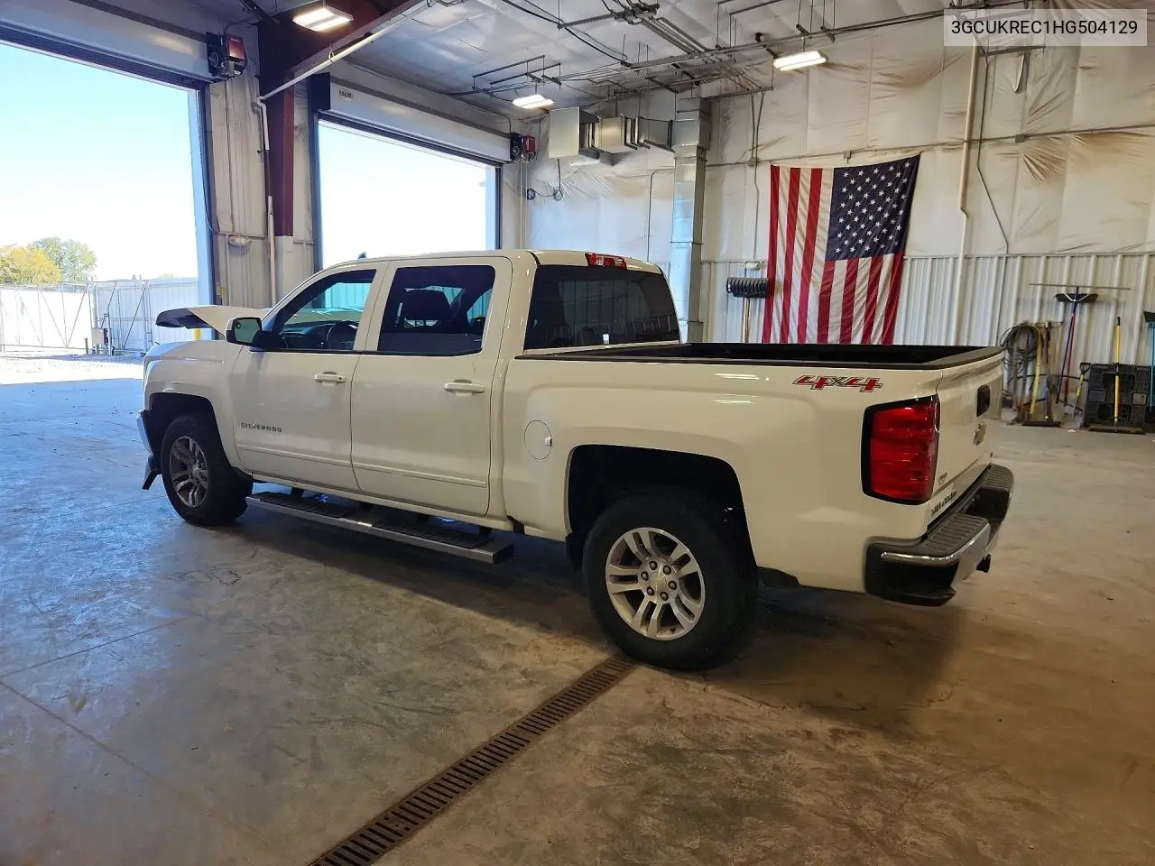 2017 CHEVROLET SILVERADO VIN 3GCUKREC1HG504129 — фото 2
