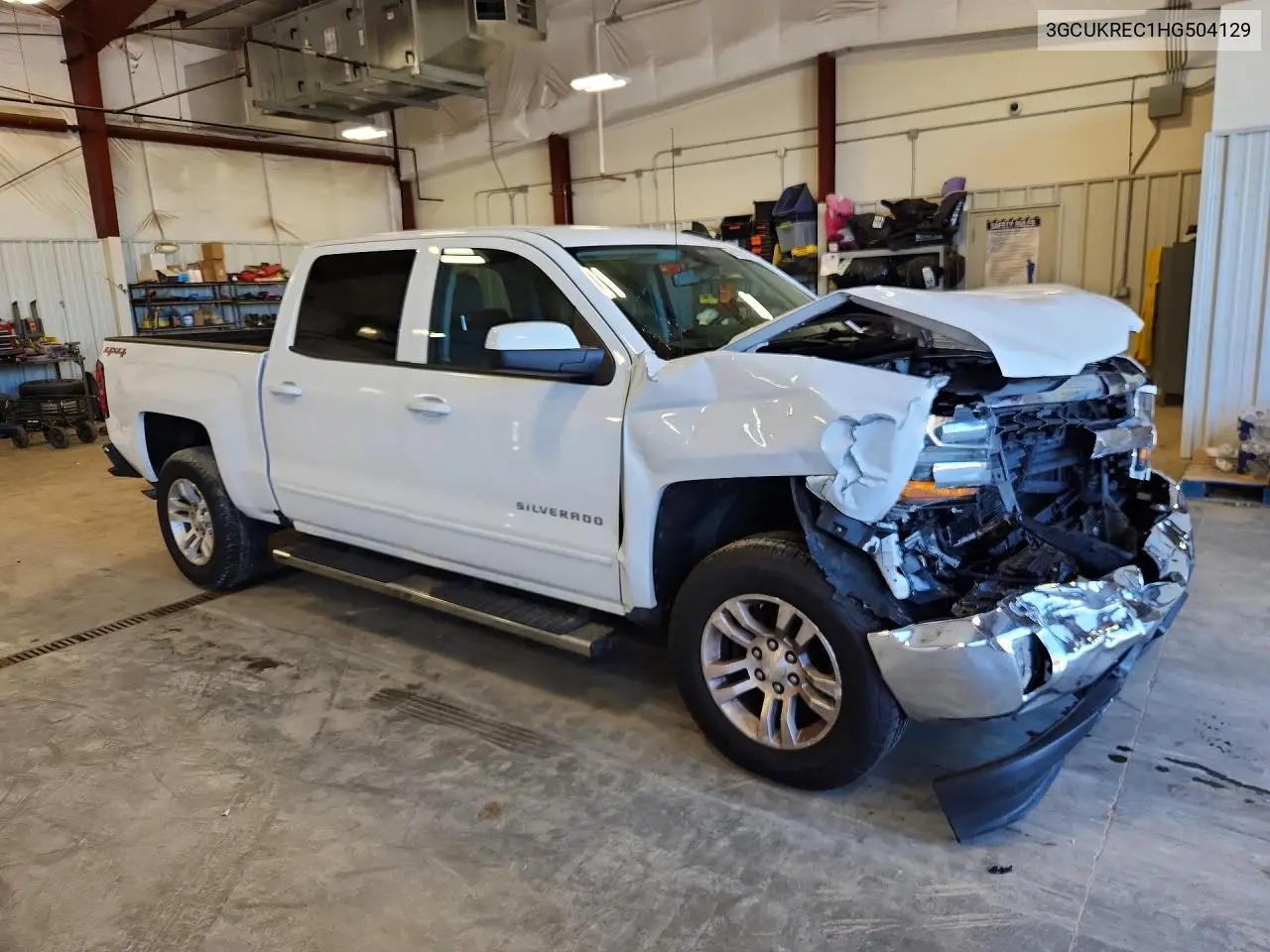 2017 CHEVROLET SILVERADO VIN 3GCUKREC1HG504129 — фото 4