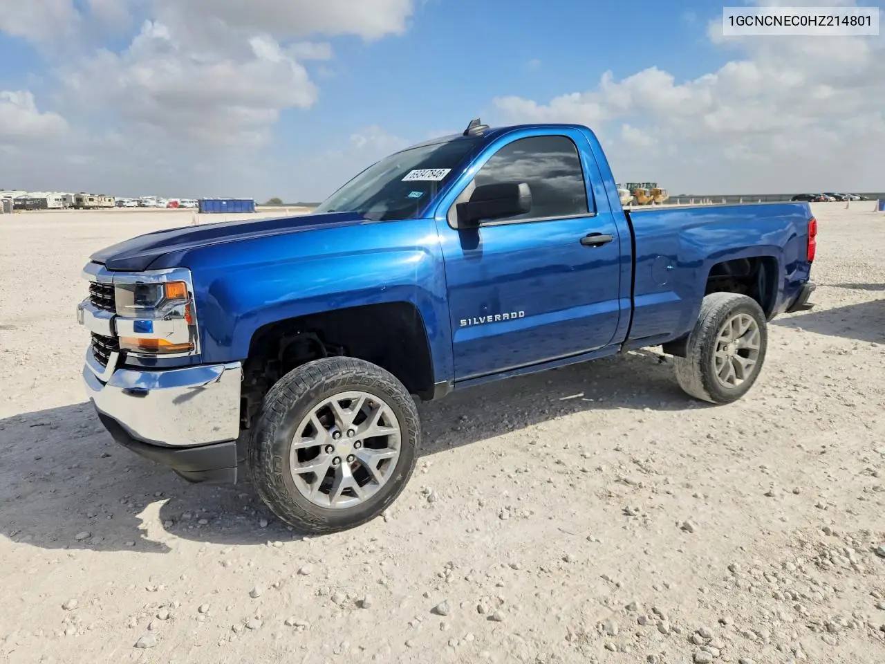 CHEVROLET SILVERADO 2017, VIN 1GCNCNEC0HZ214801