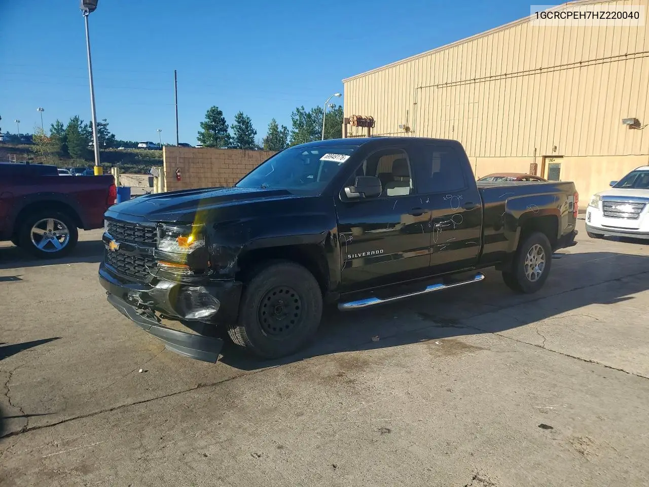 CHEVROLET SILVERADO 2017, VIN 1GCRCPEH7HZ220040