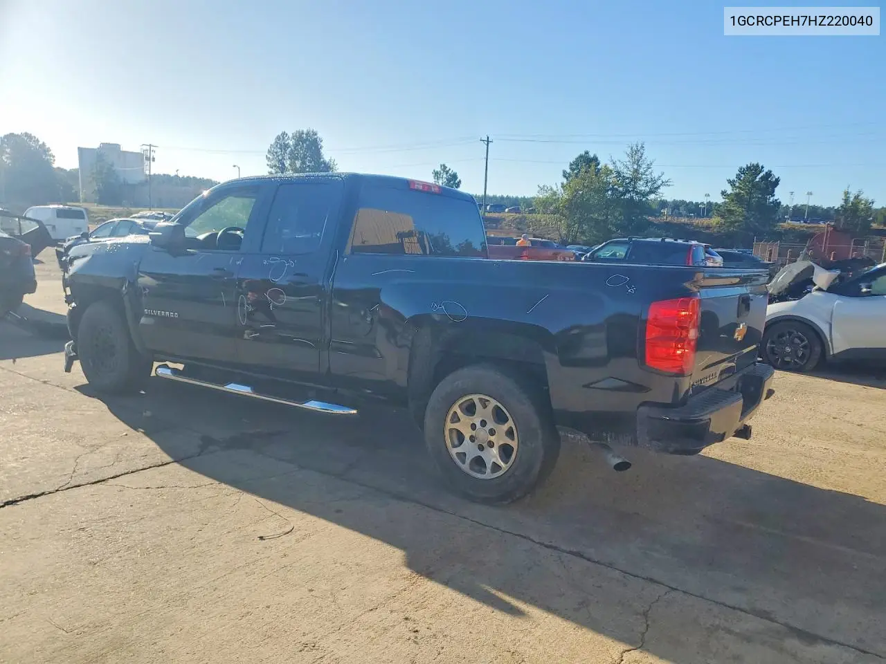 2017 CHEVROLET SILVERADO VIN 1GCRCPEH7HZ220040 — фото 2