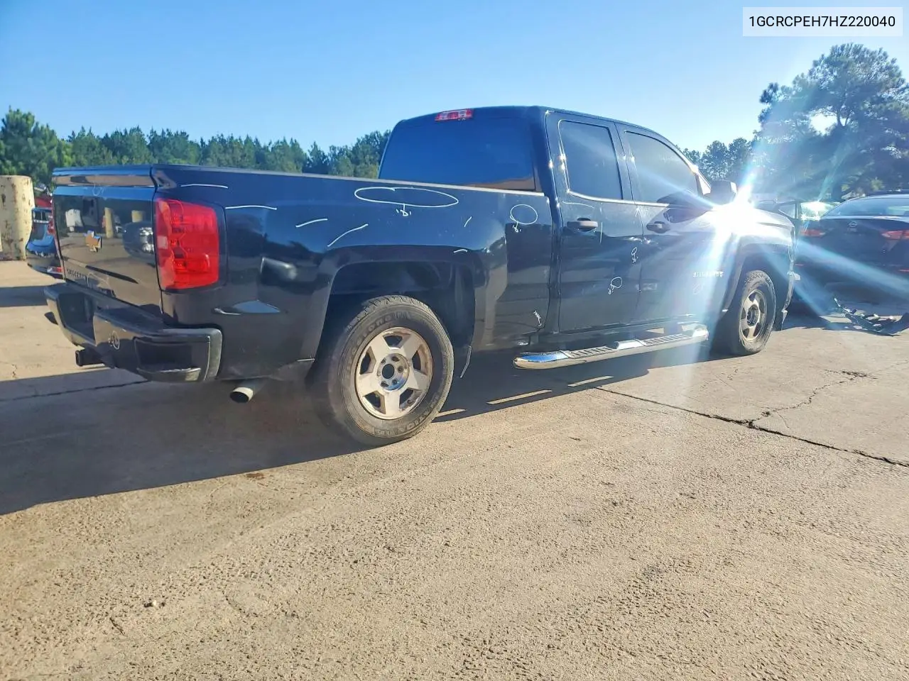 2017 CHEVROLET SILVERADO VIN 1GCRCPEH7HZ220040 — фото 3