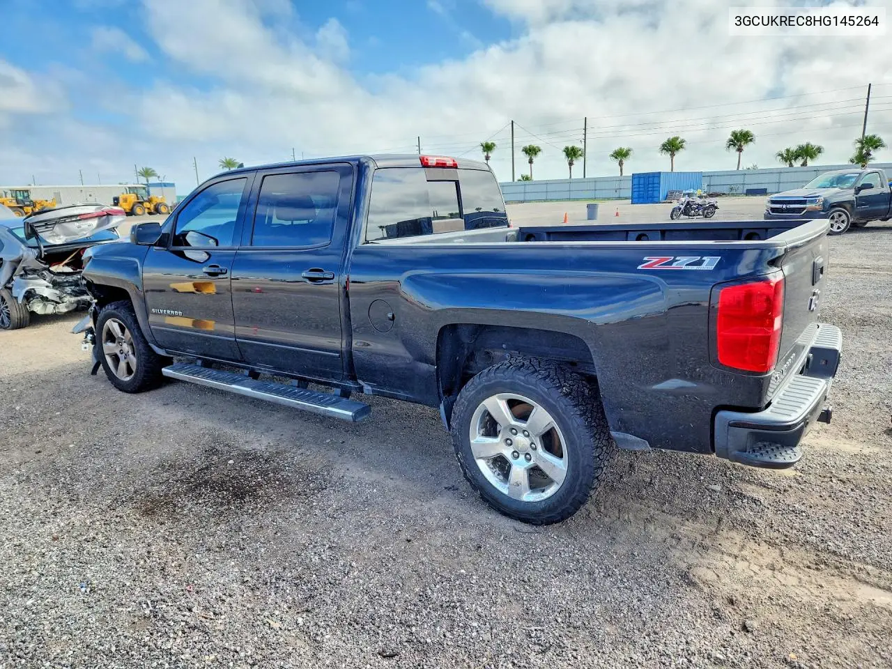2017 CHEVROLET SILVERADO VIN 3GCUKREC8HG145264 — фото 2