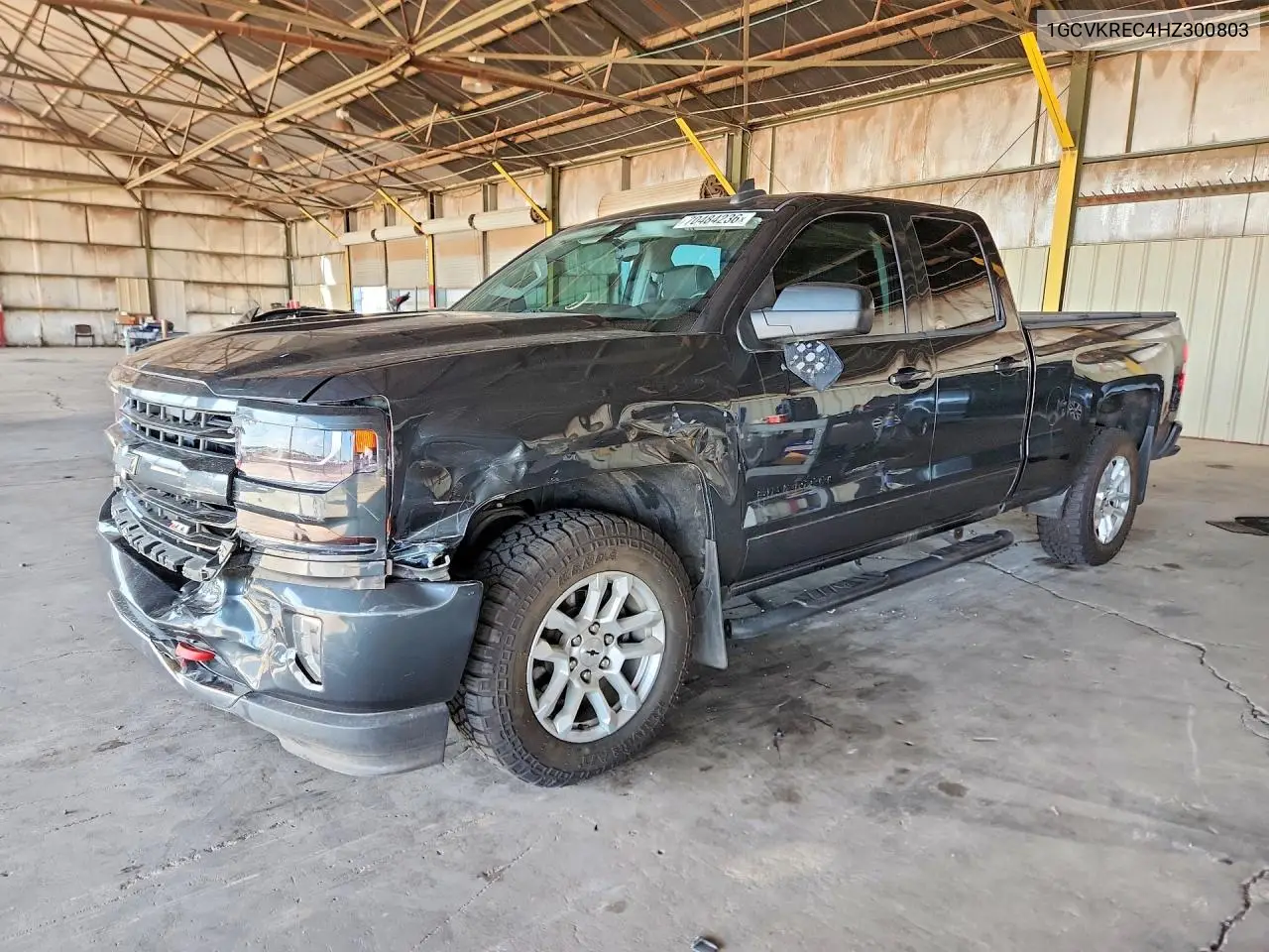 CHEVROLET SILVERADO 2017, VIN 1GCVKREC4HZ300803
