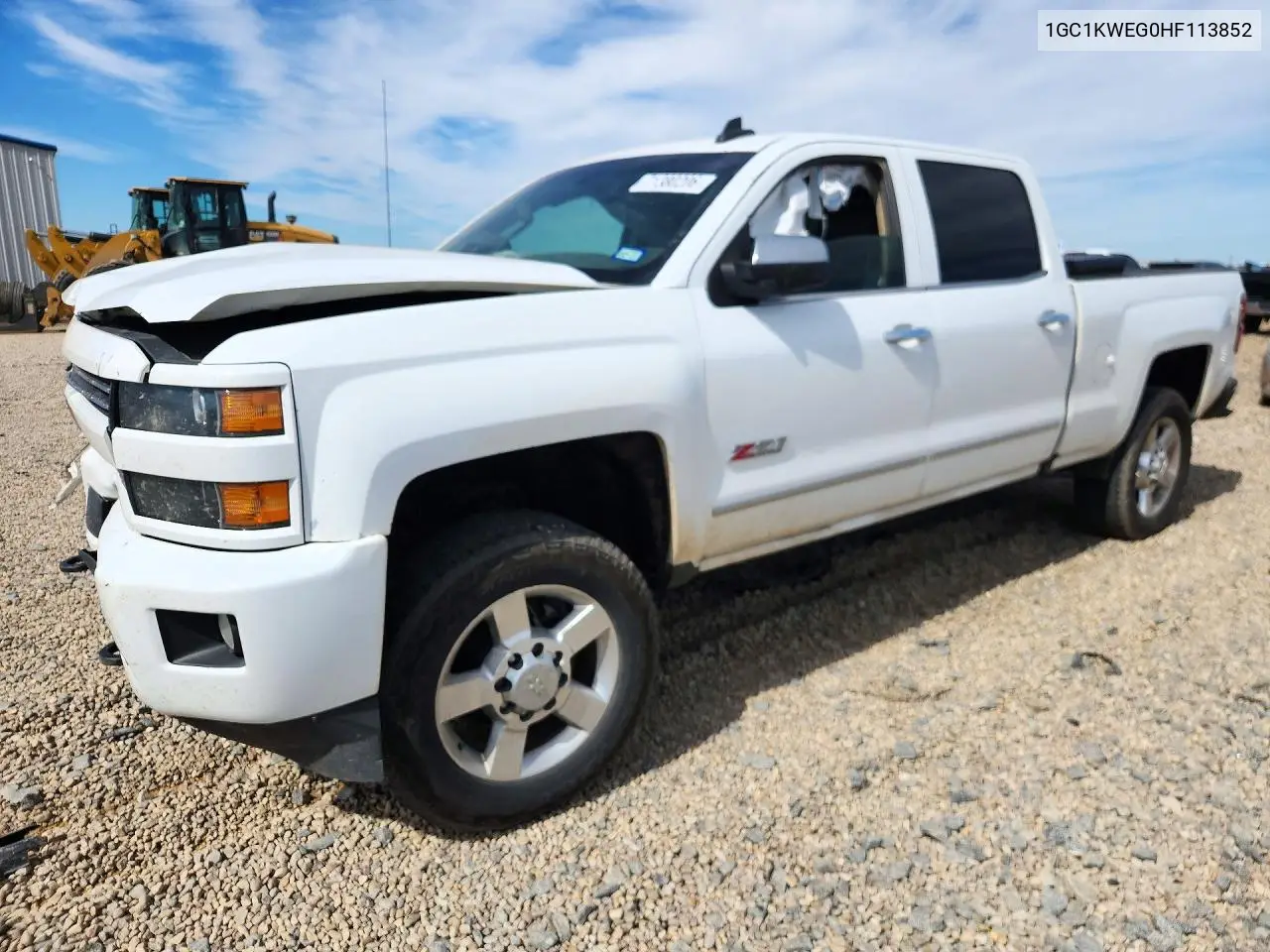 CHEVROLET SILVERADO 2017, VIN 1GC1KWEG0HF113852