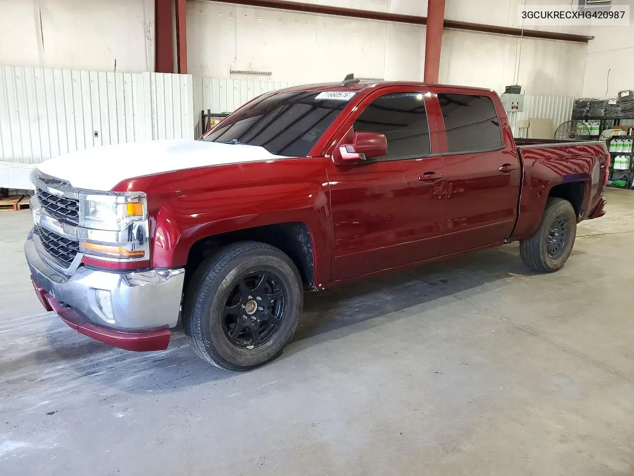 CHEVROLET SILVERADO 2017, VIN 3GCUKRECXHG420987