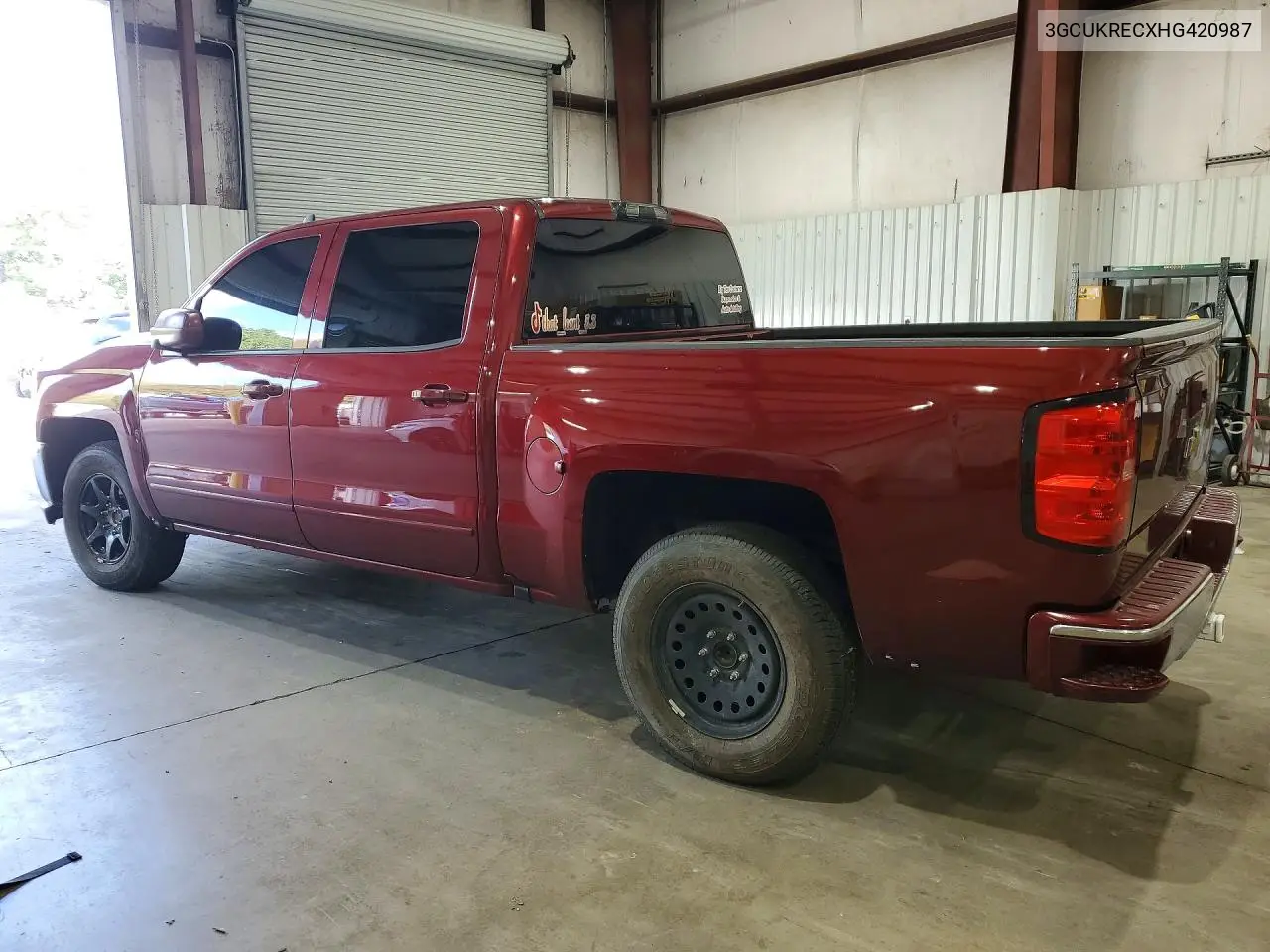 2017 CHEVROLET SILVERADO VIN 3GCUKRECXHG420987 — фото 2