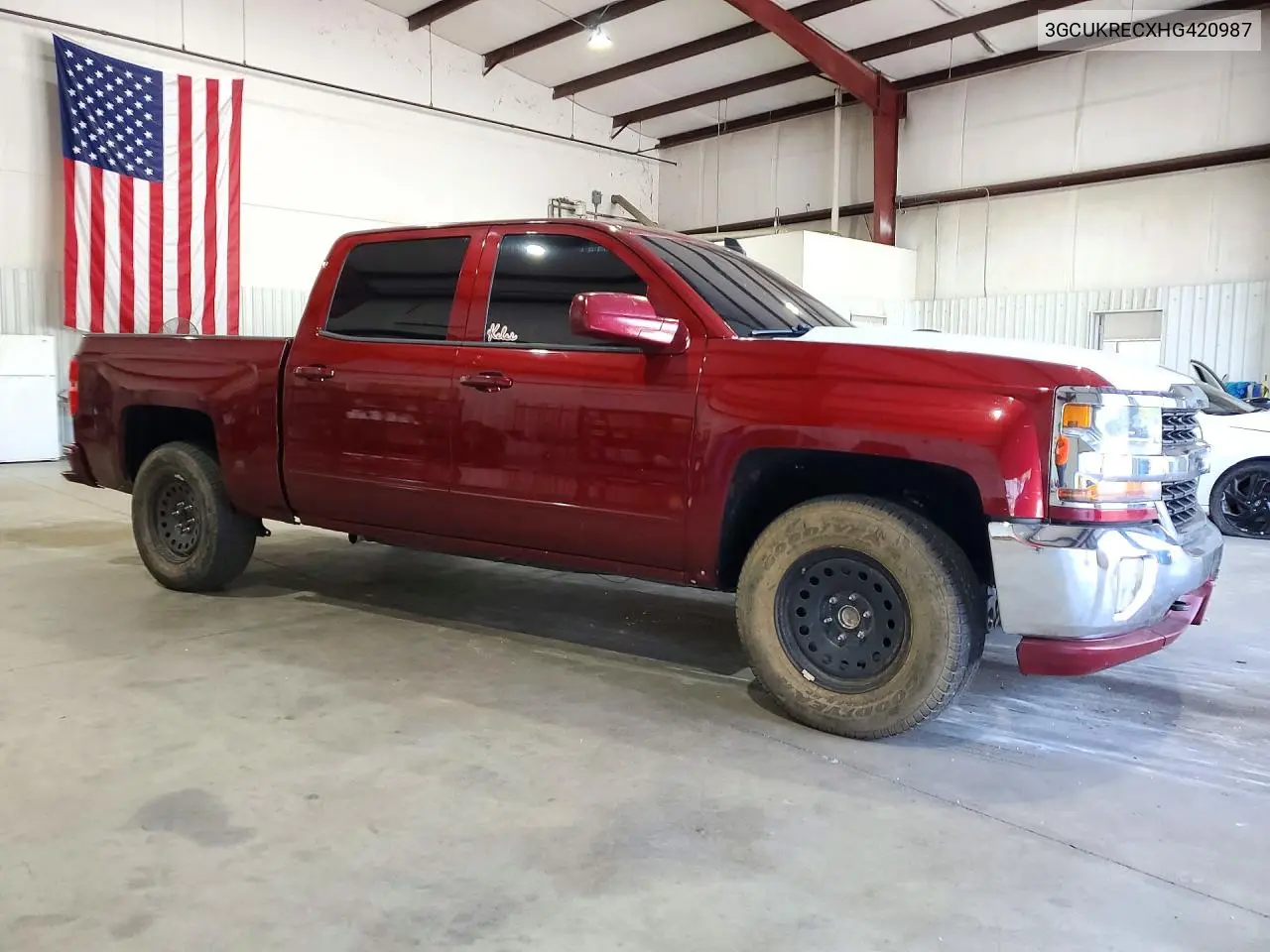 2017 CHEVROLET SILVERADO VIN 3GCUKRECXHG420987 — фото 4