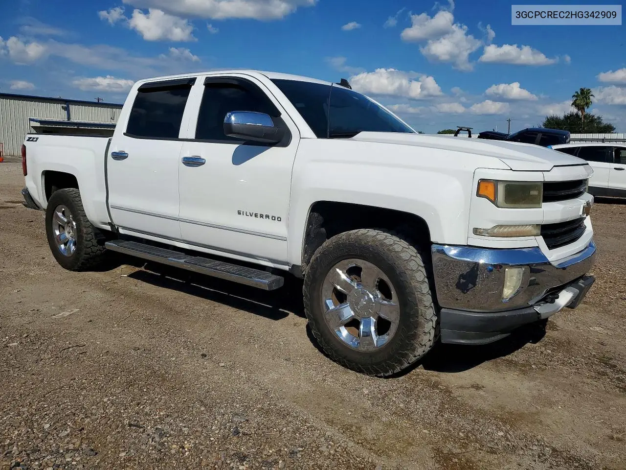 2017 CHEVROLET SILVERADO VIN 3GCPCREC2HG342909 — фото 4