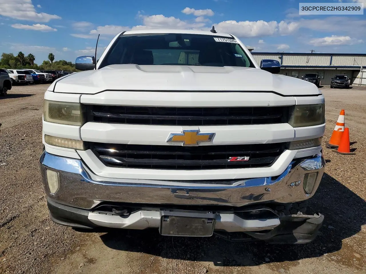 2017 CHEVROLET SILVERADO VIN 3GCPCREC2HG342909 — фото 5